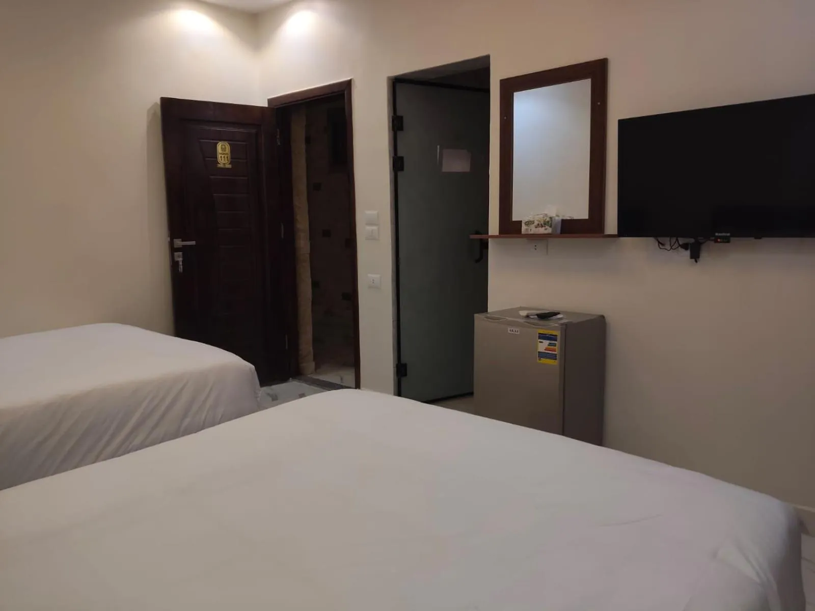 TV and multimedia, Bed in NEMES Pyramids View INN