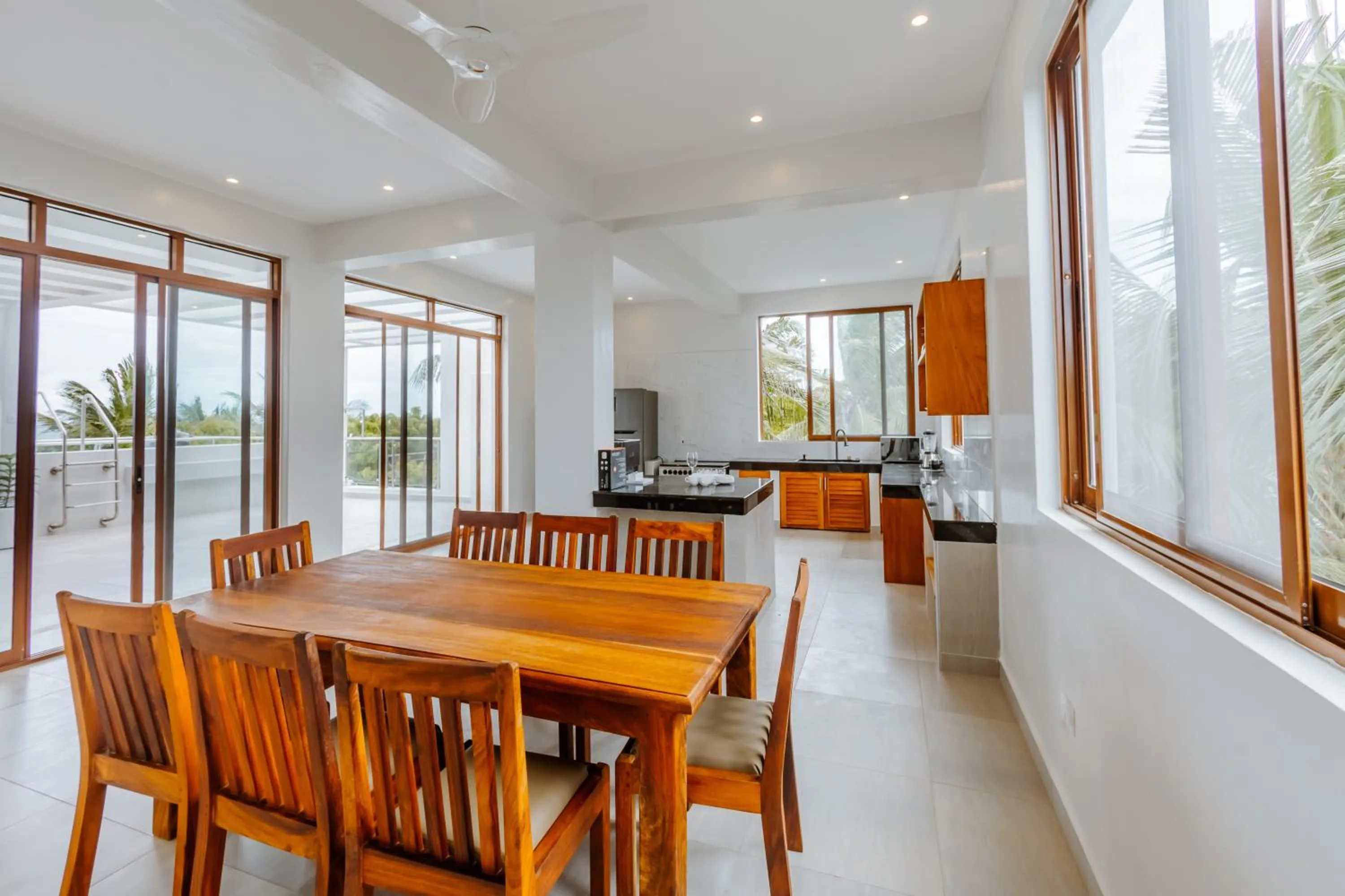 Kitchen or kitchenette in YU Resort