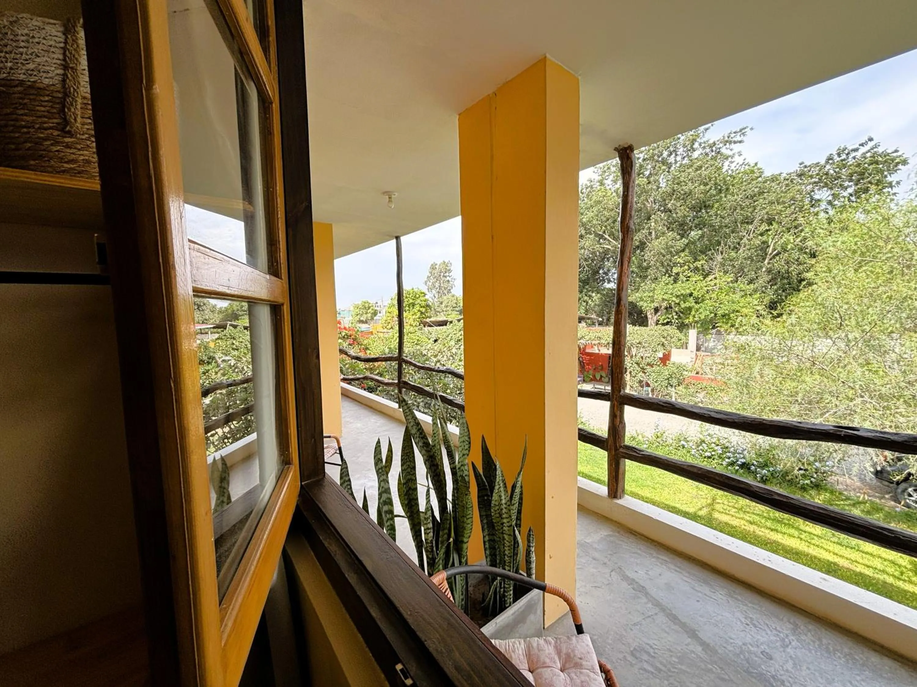 Garden view in Serenity Lodge