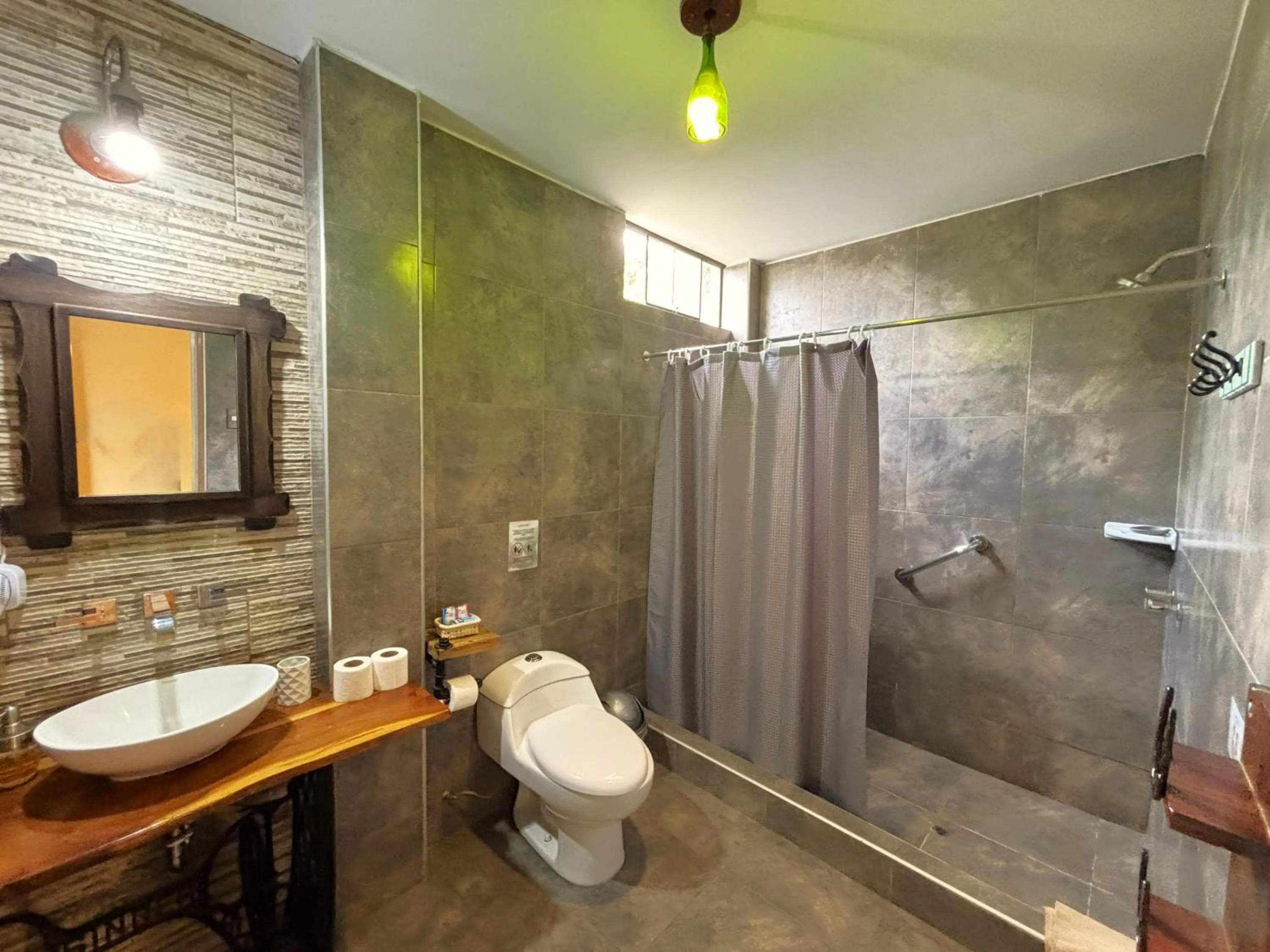 Shower in Serenity Lodge