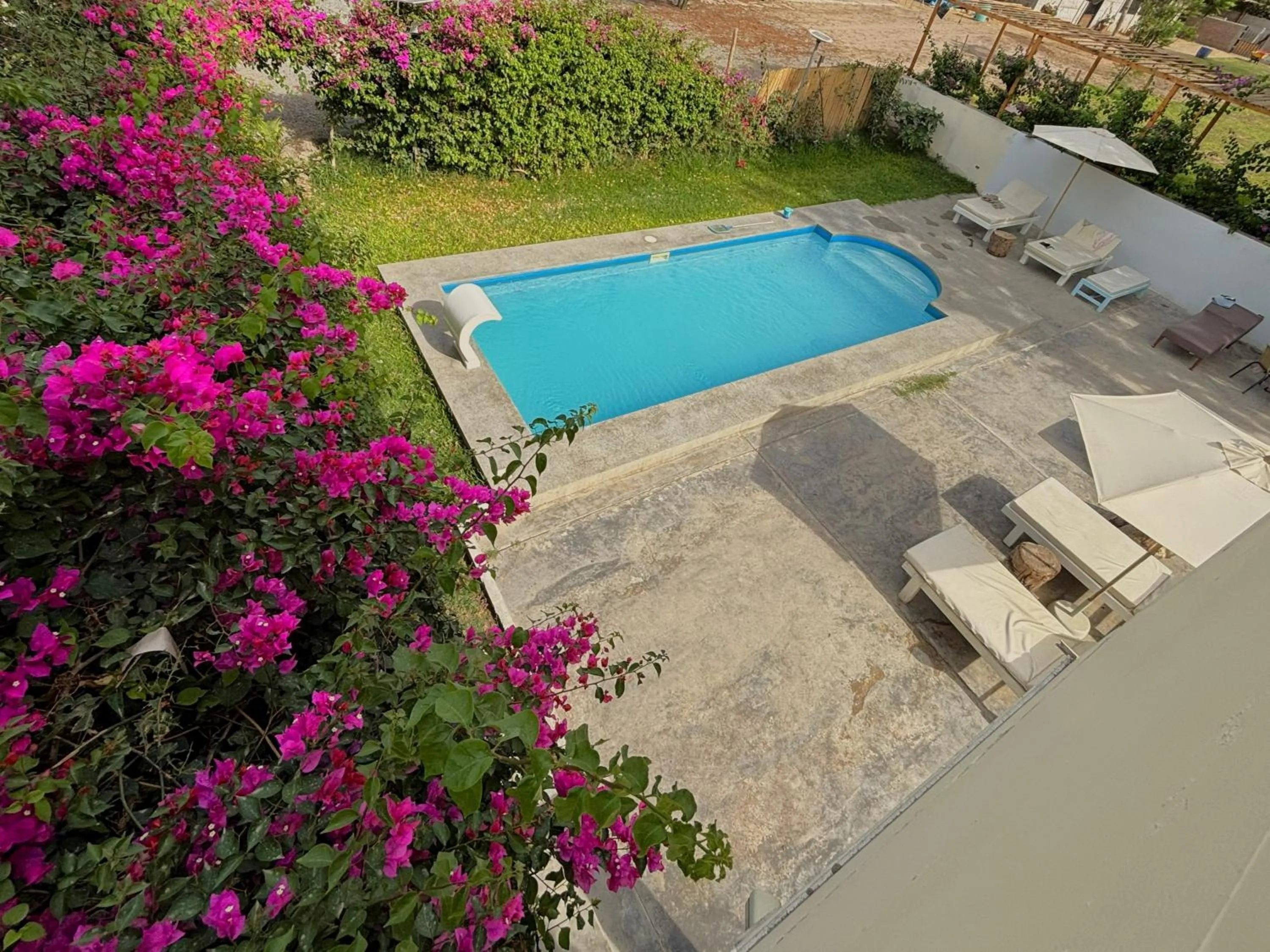 Pool view in Serenity Lodge