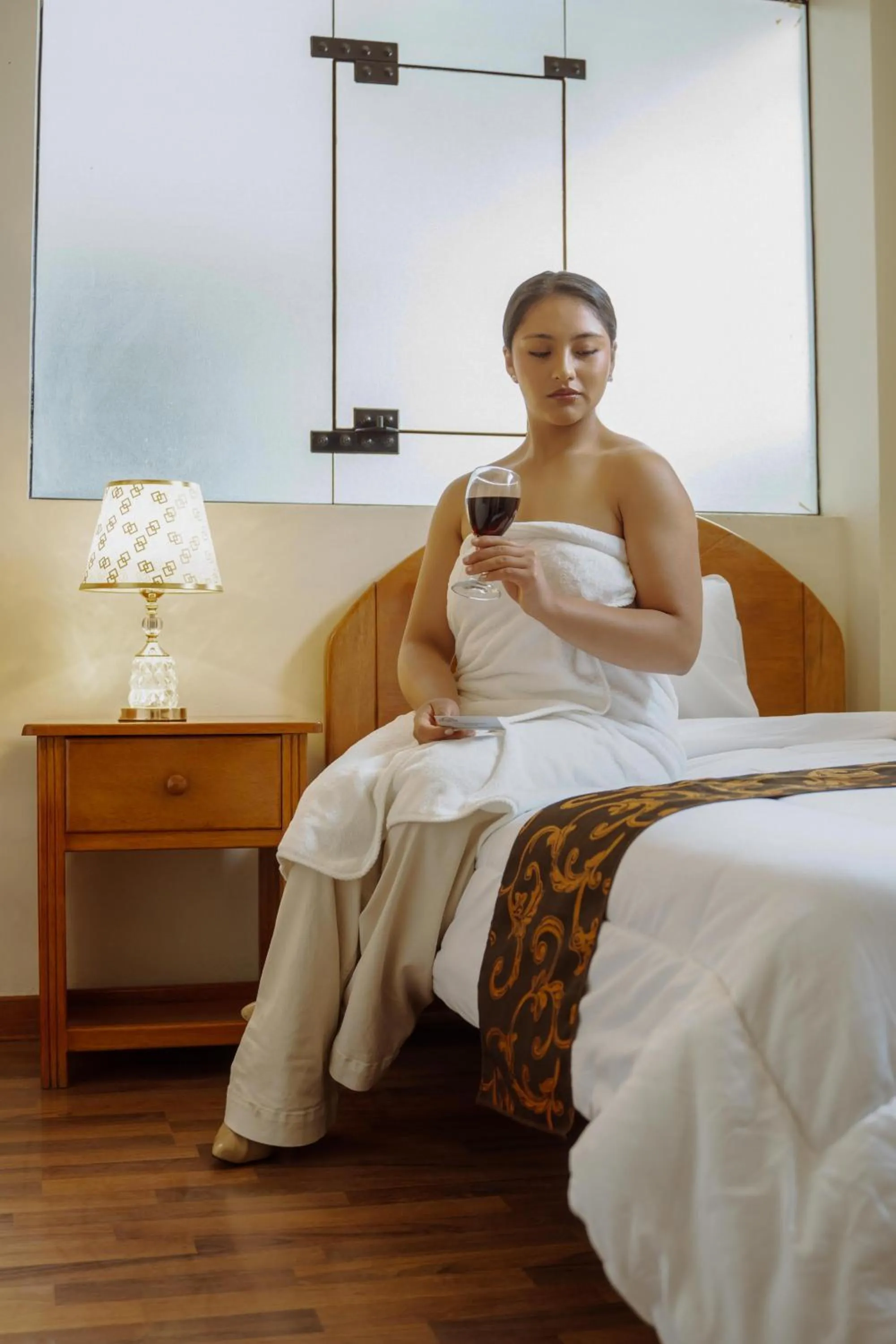 Bed in Hotel Casa Shami