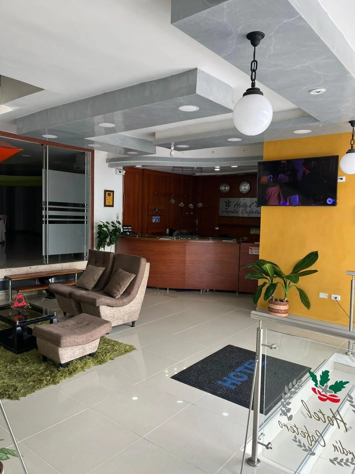 Lobby or reception in Hotel El Jardín Cafetero Armenia