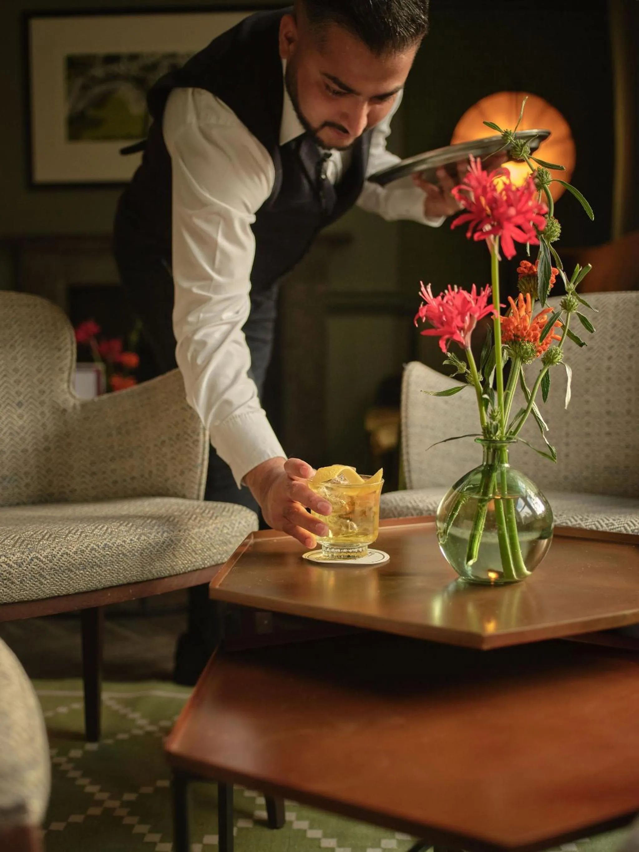 Lounge or bar in The Queensberry Hotel