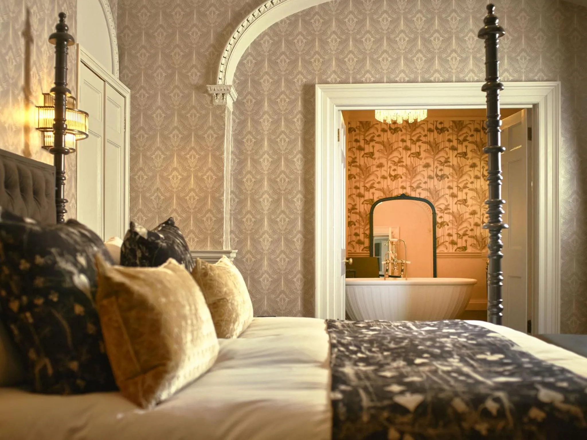 Bedroom, Bed in The Queensberry Hotel