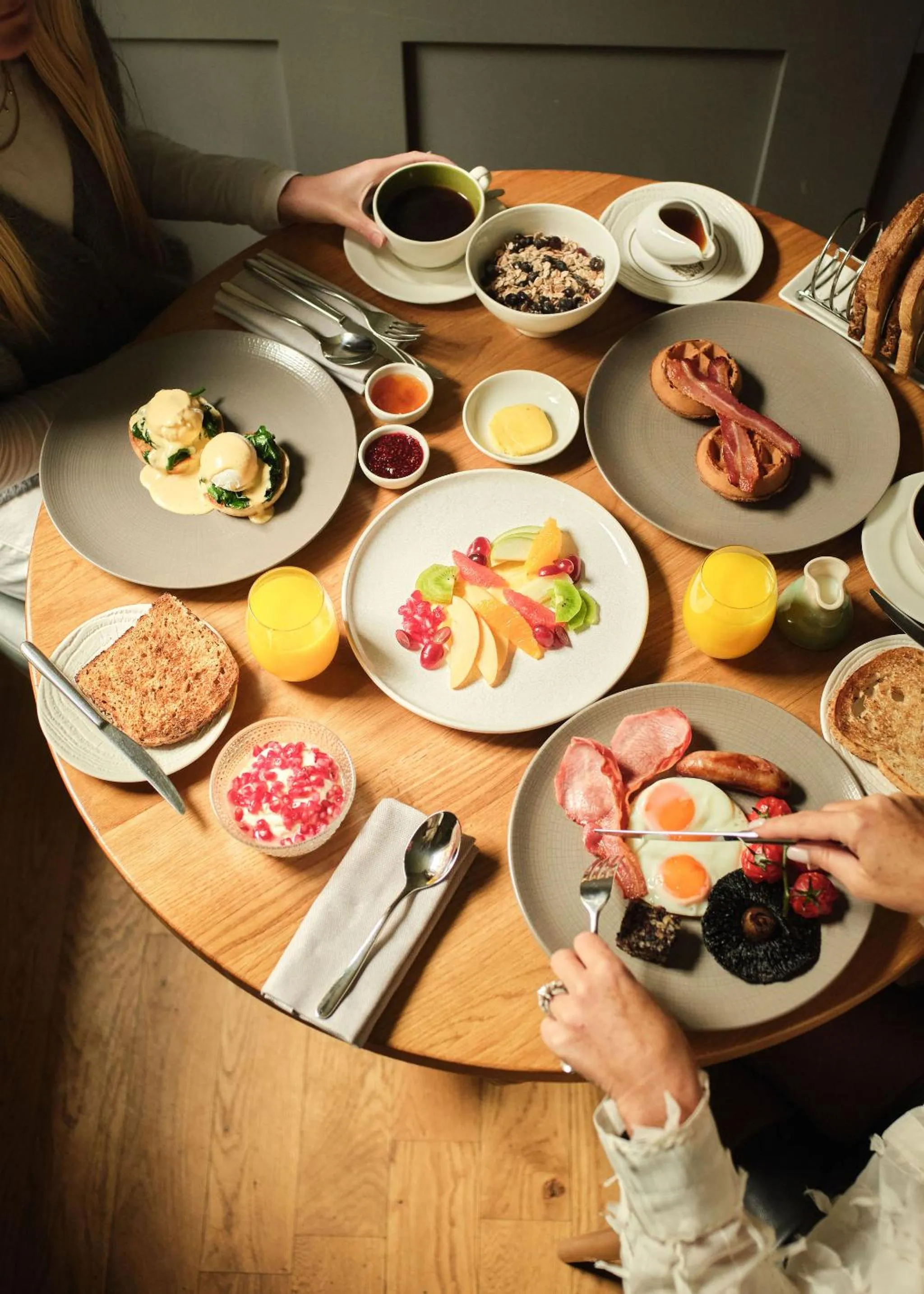 Breakfast in The Queensberry Hotel