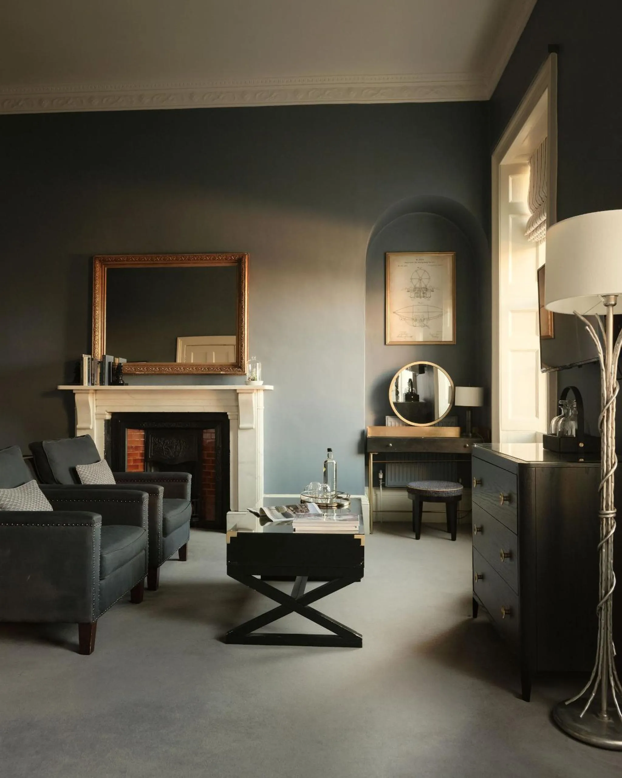 Seating area in The Queensberry Hotel