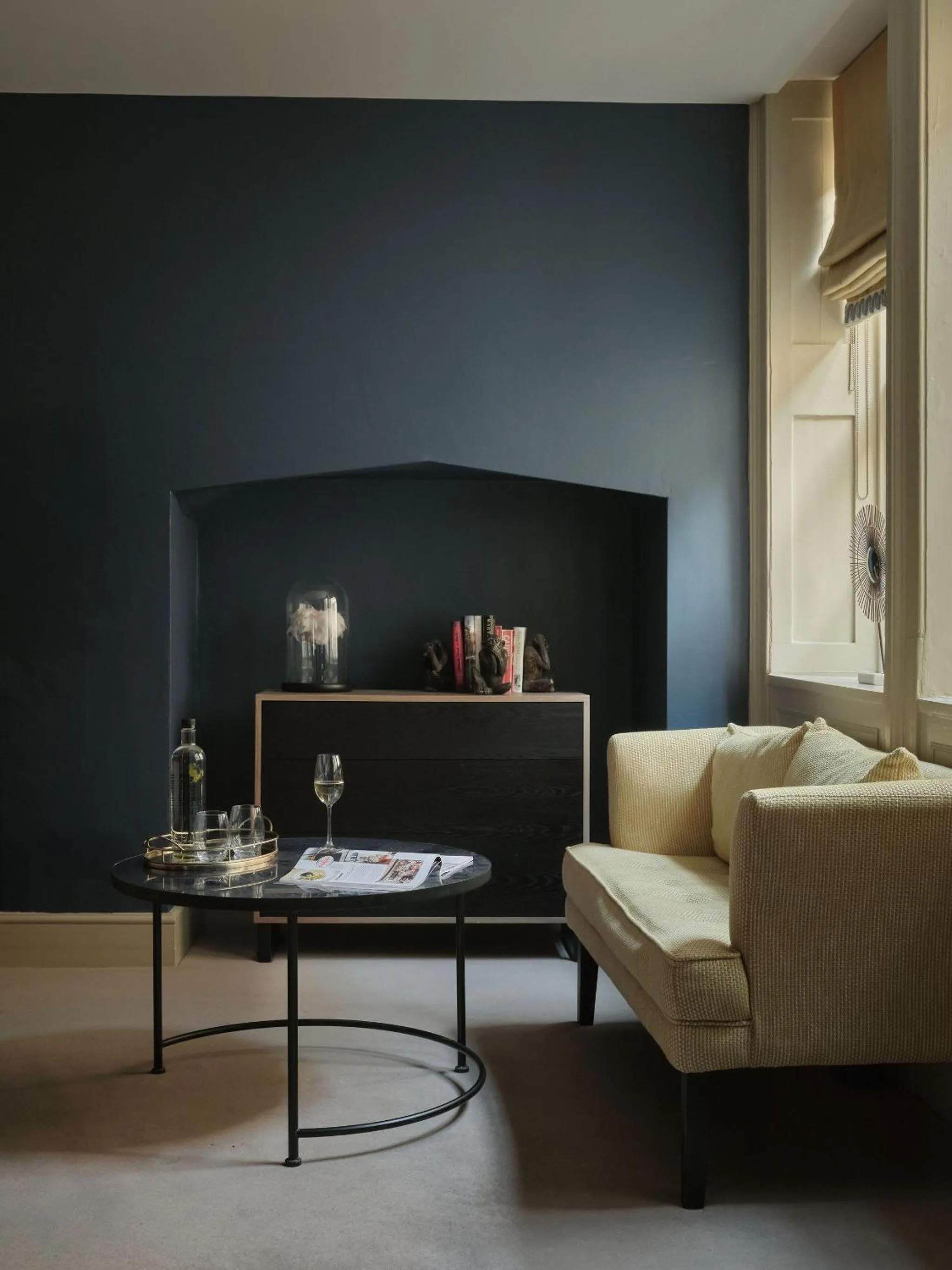 Seating area in The Queensberry Hotel