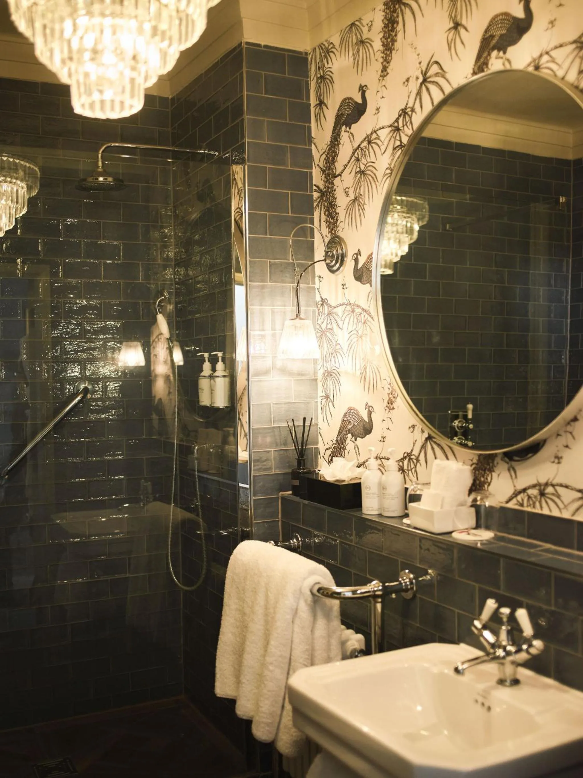 Shower in The Queensberry Hotel