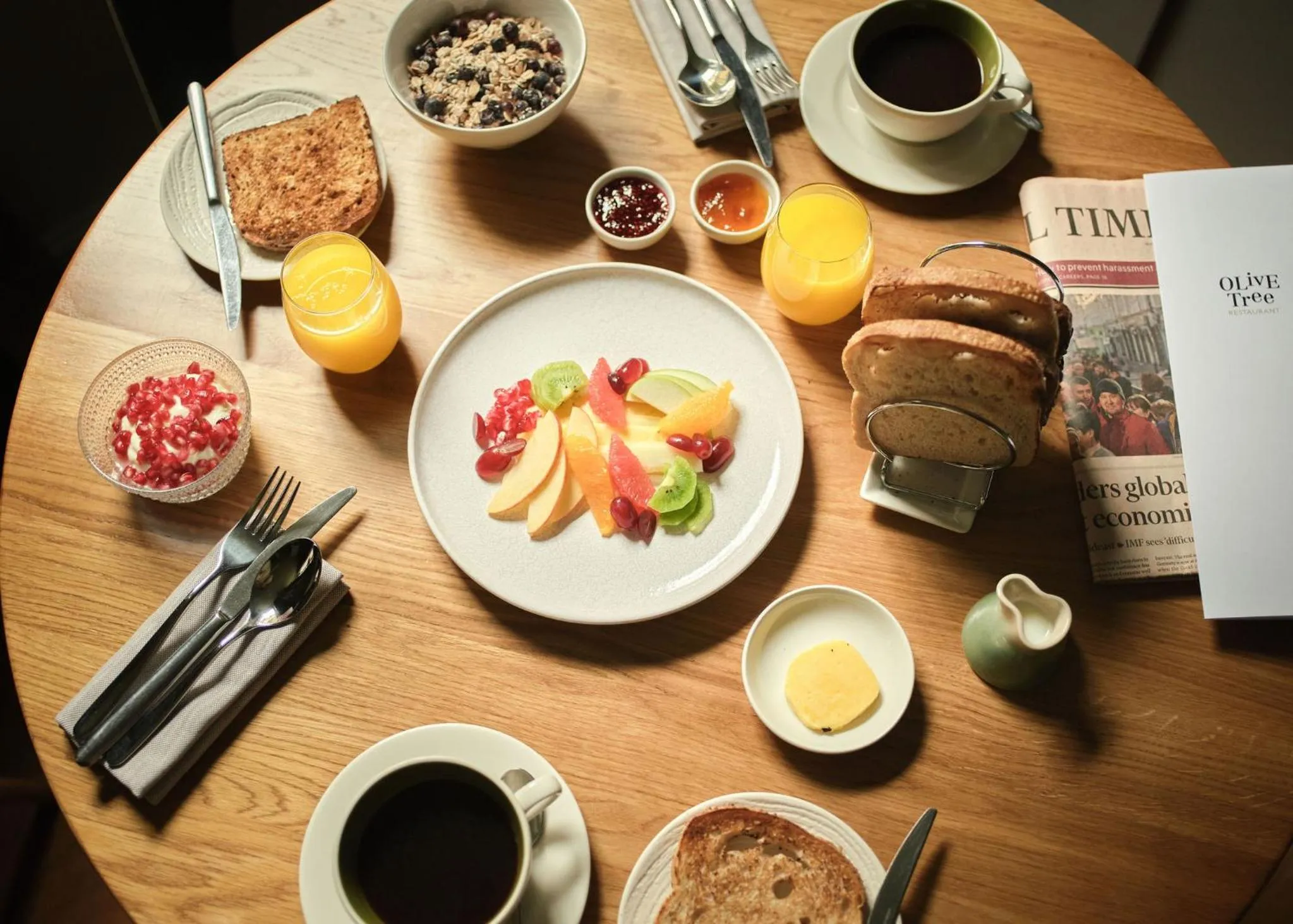 Breakfast in The Queensberry Hotel
