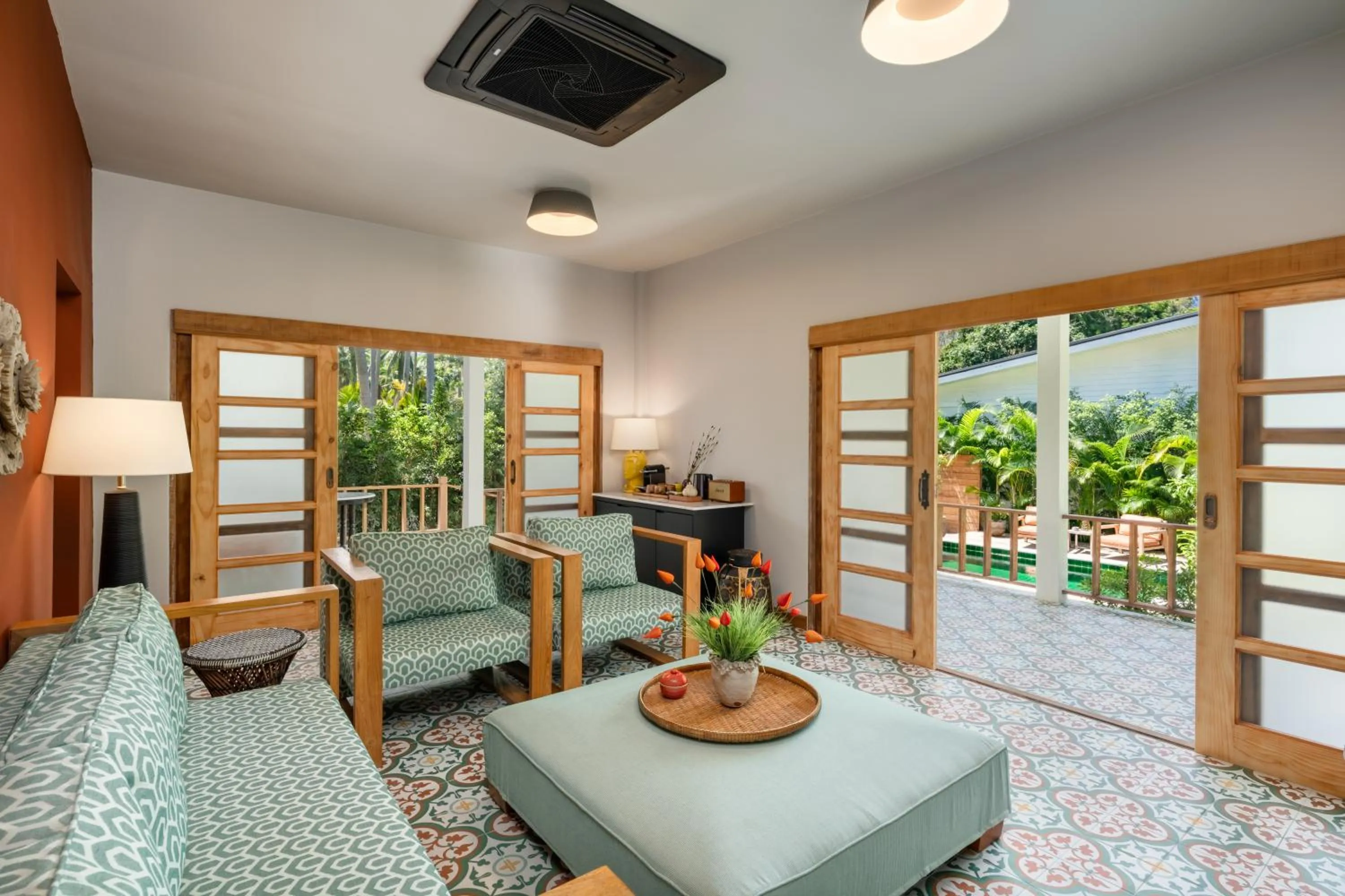 Living room in Moorea Boutique Resort Samui