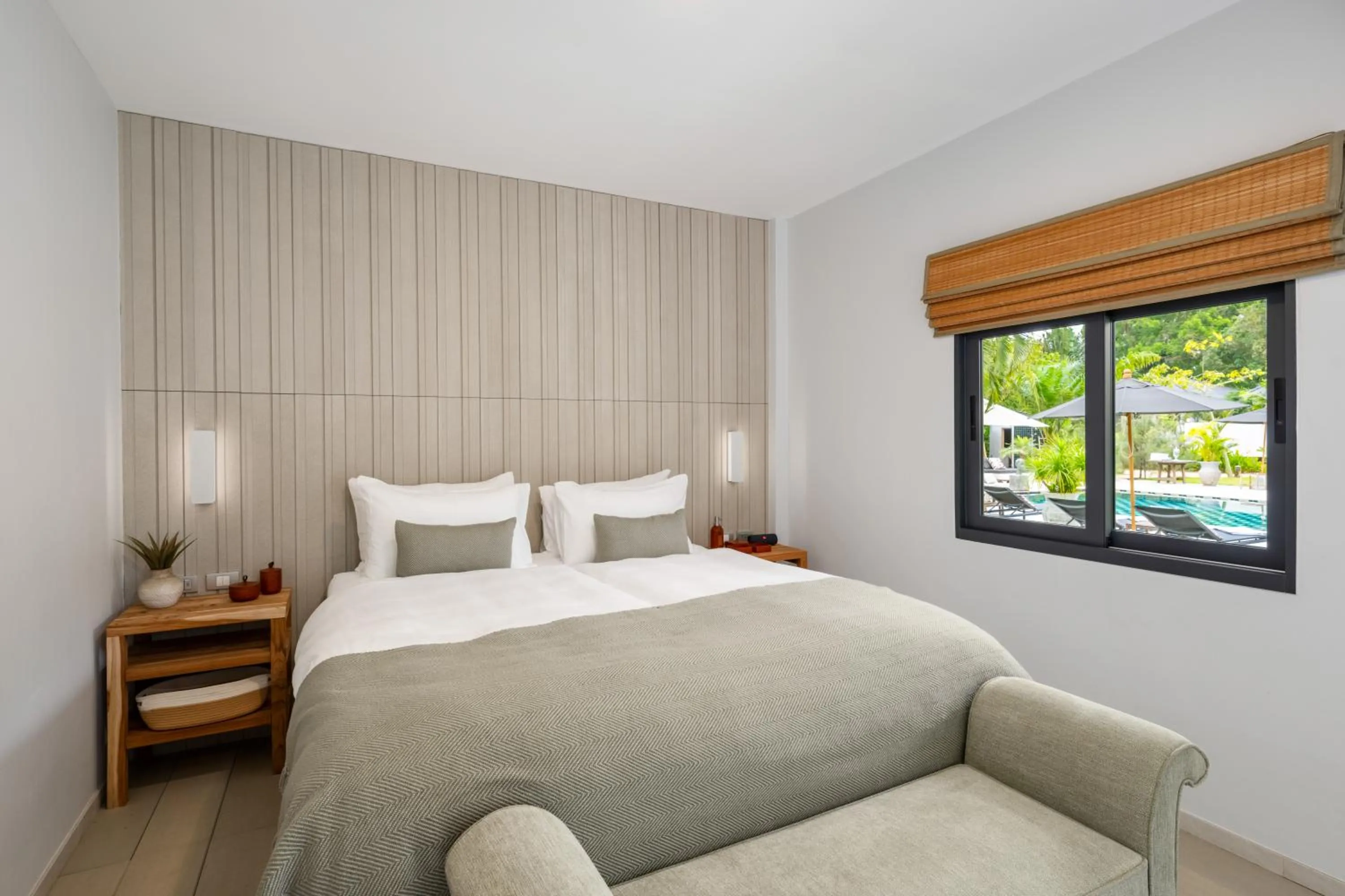 Bed in Moorea Boutique Resort Samui