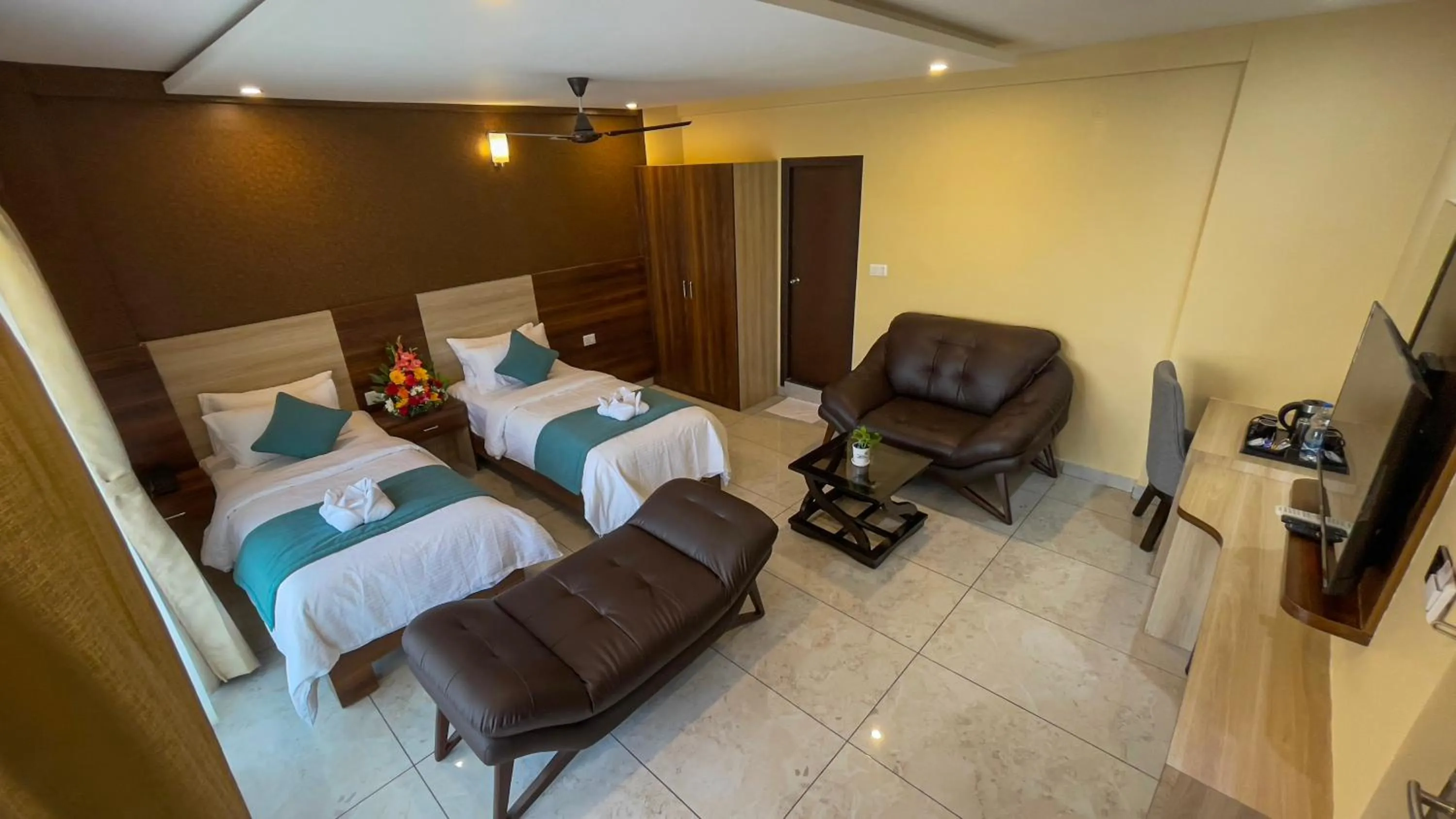 Bed in Hotel Kinotree Yeshwanthpur