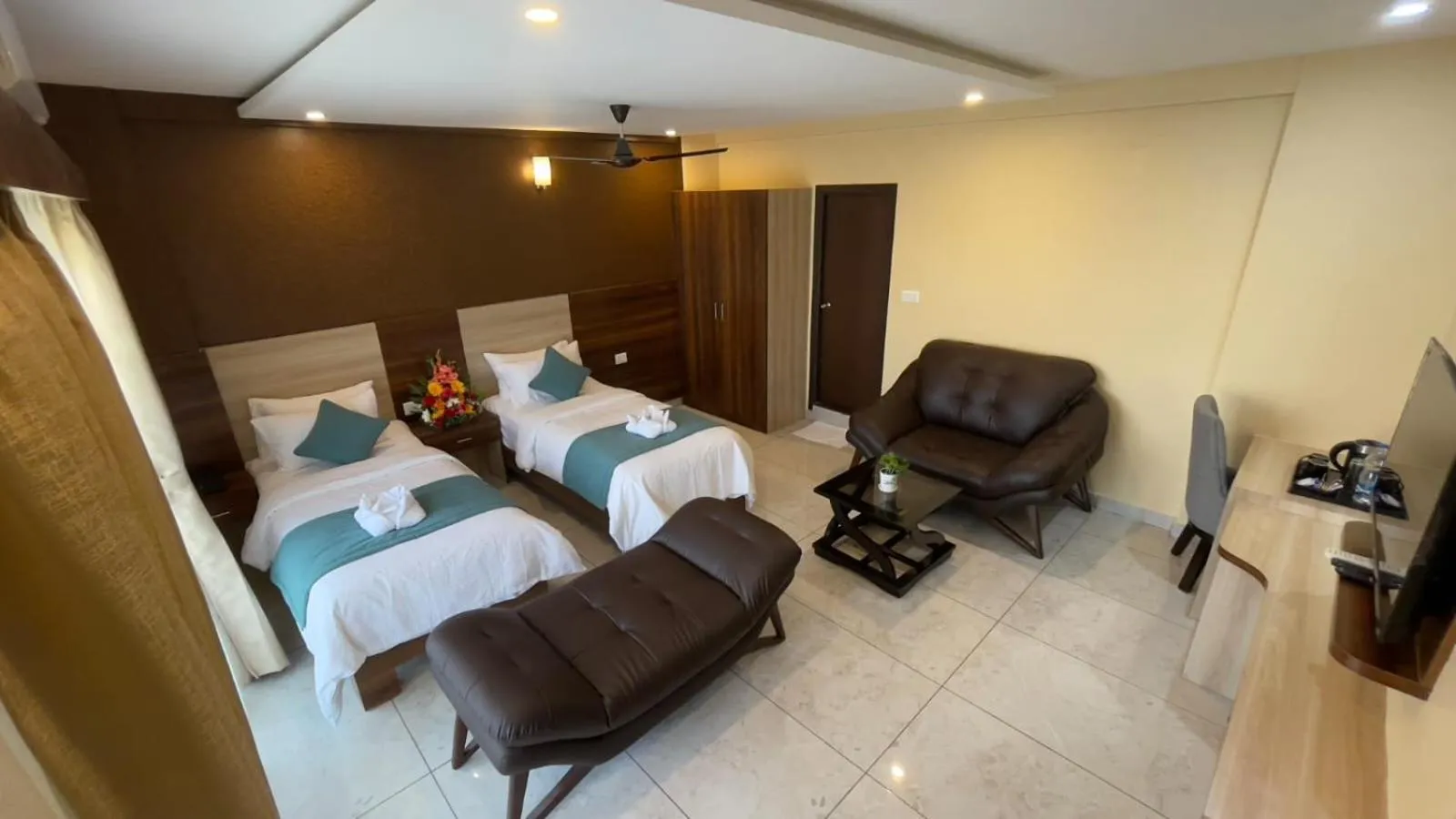 Bed in Hotel Kinotree Yeshwanthpur