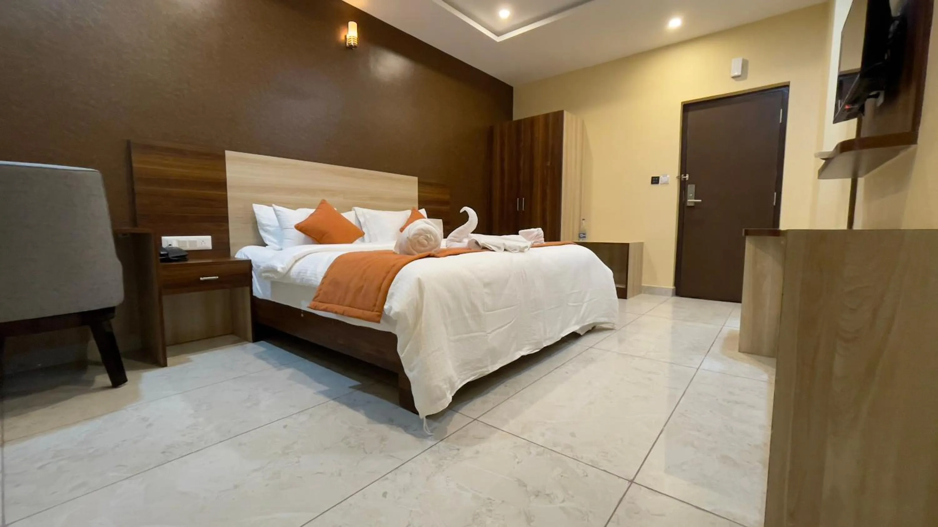 Bed in Hotel Kinotree Yeshwanthpur