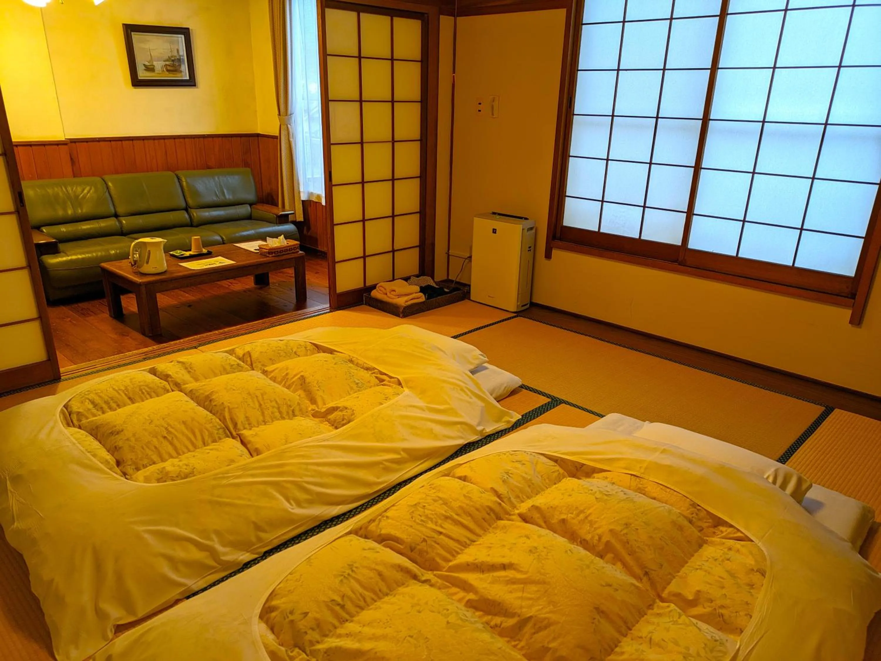 Bed in KULABO Taishokan