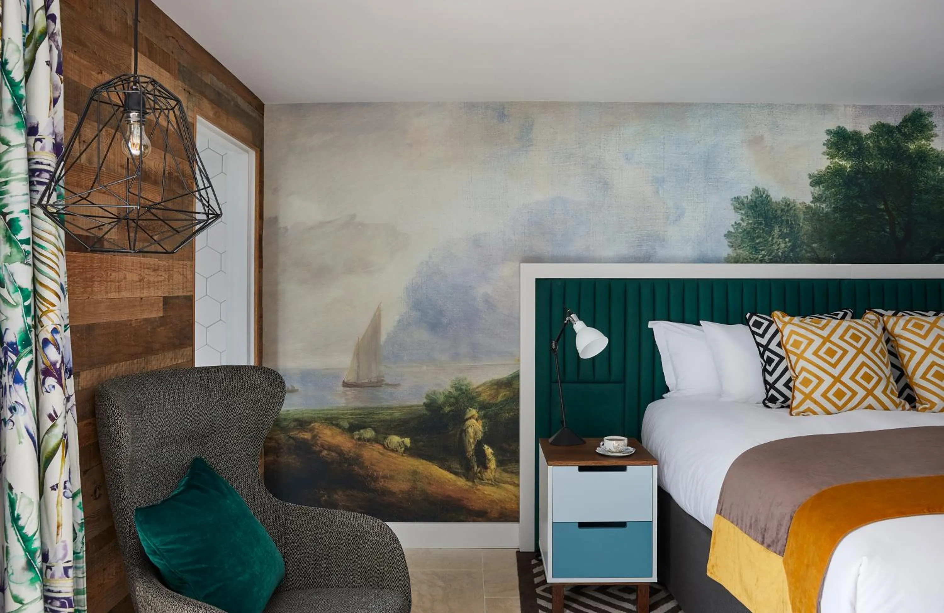 Bedroom, Bed in Hotel Indigo - Bath by IHG