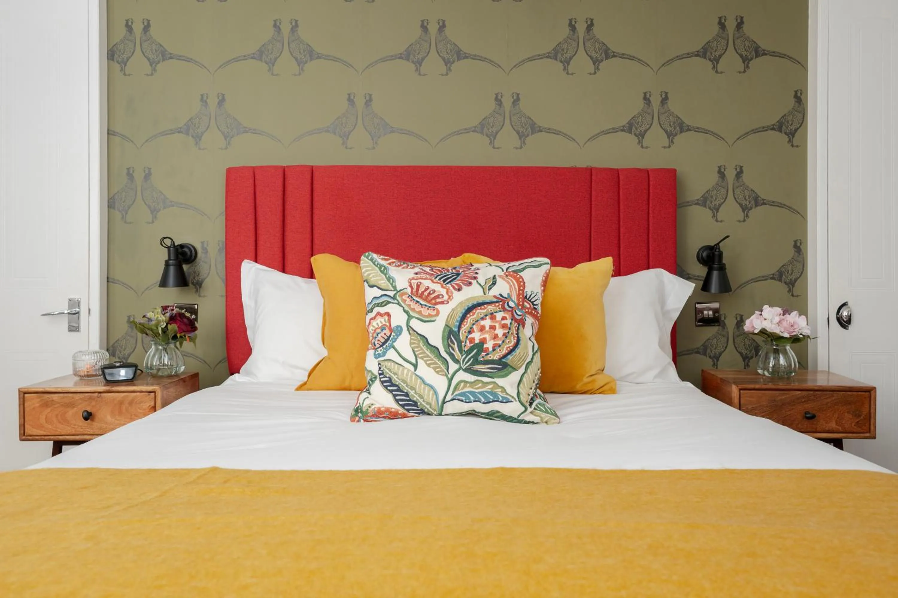 Bed in Harington's Boutique Hotel
