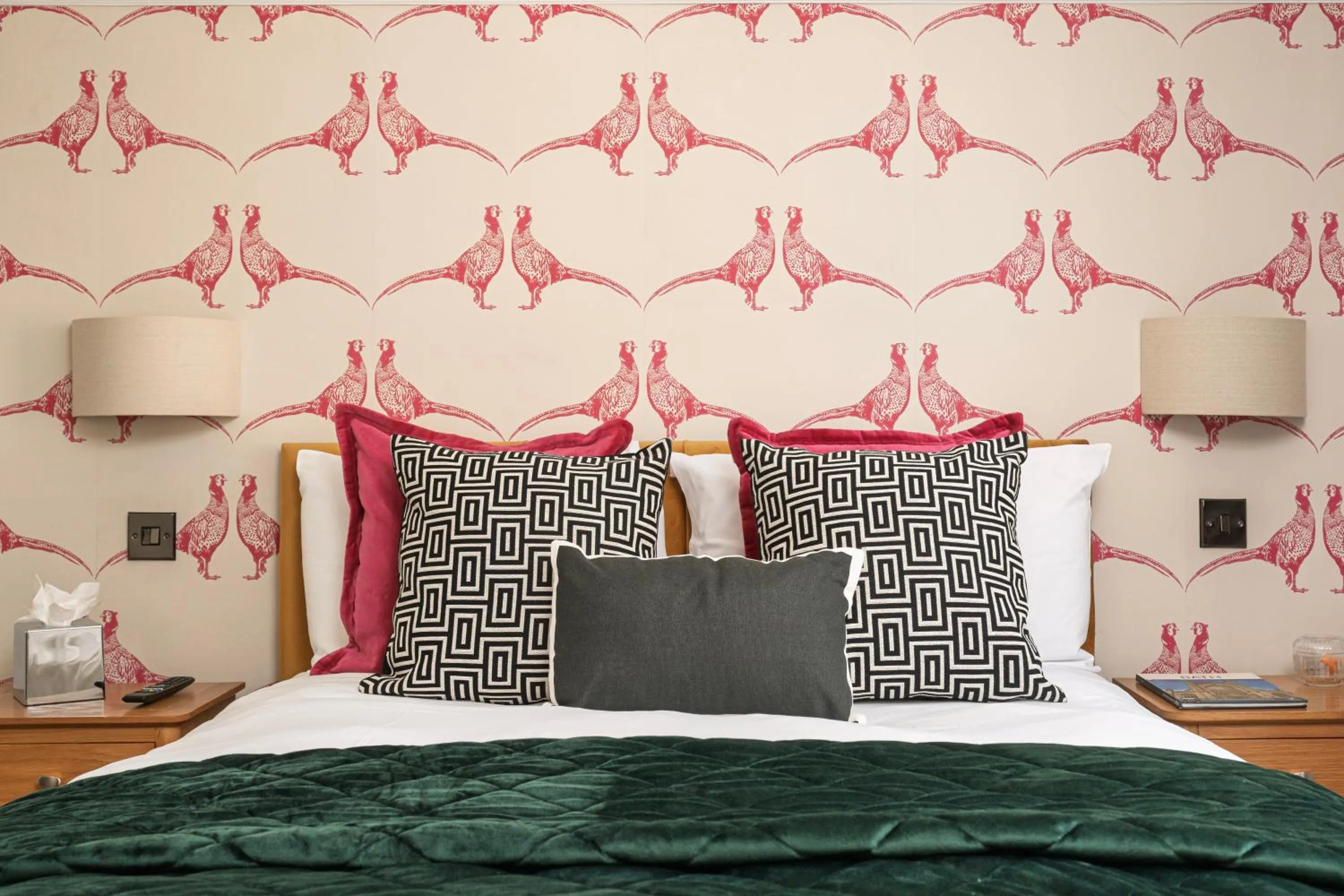 Bed in Harington's Boutique Hotel