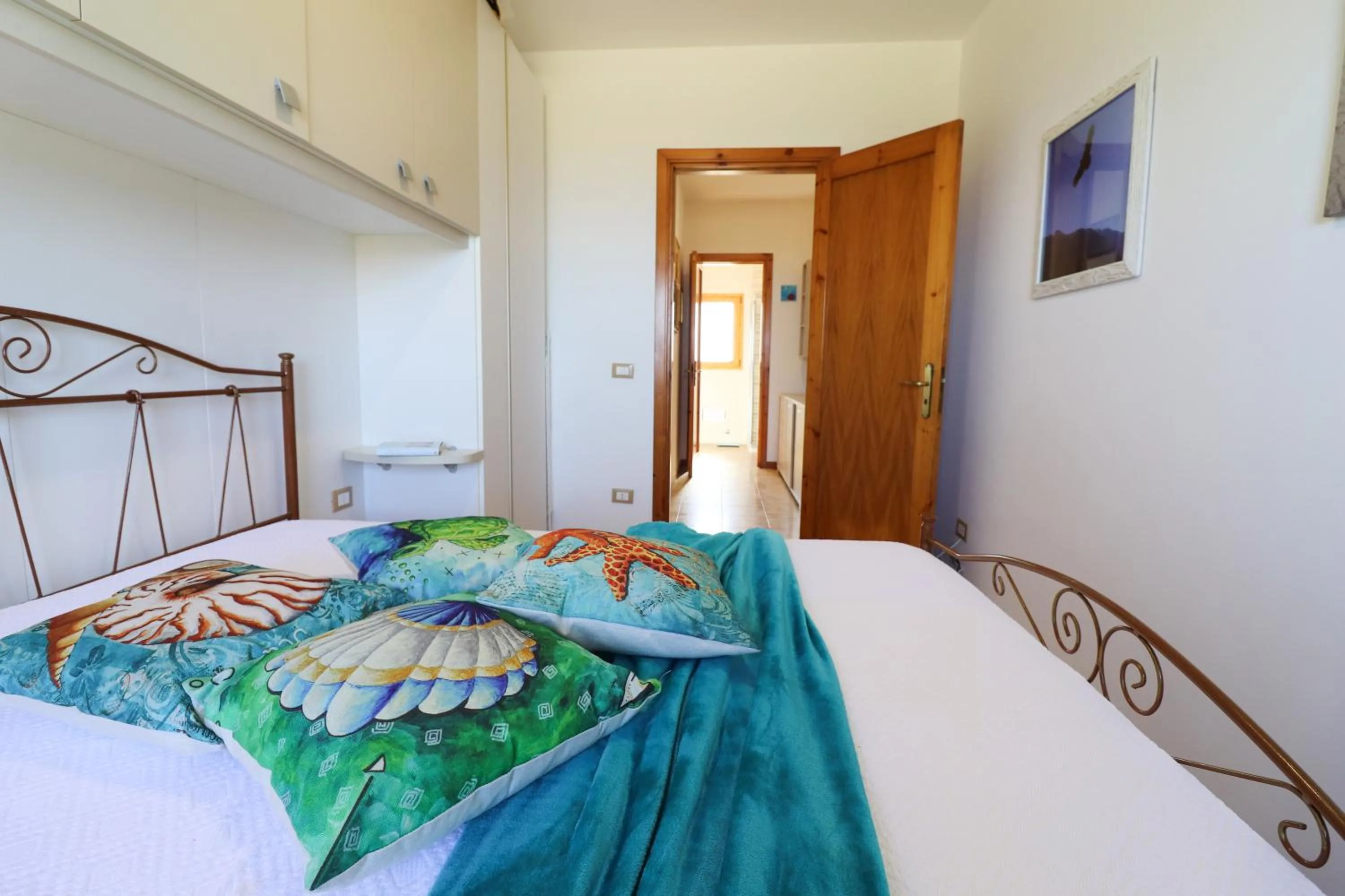 Bed in Sea view house in Otranto 4 places