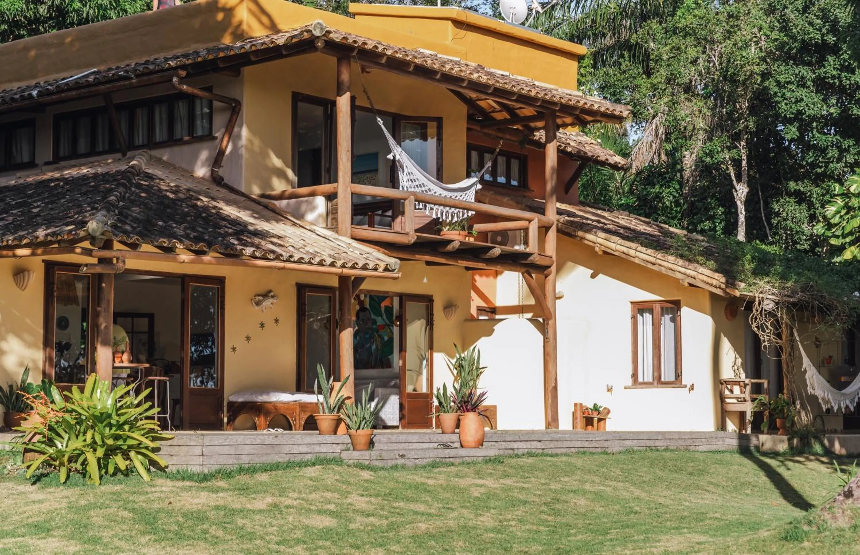 Garden in Casa Baiana Pousada & Aconchego