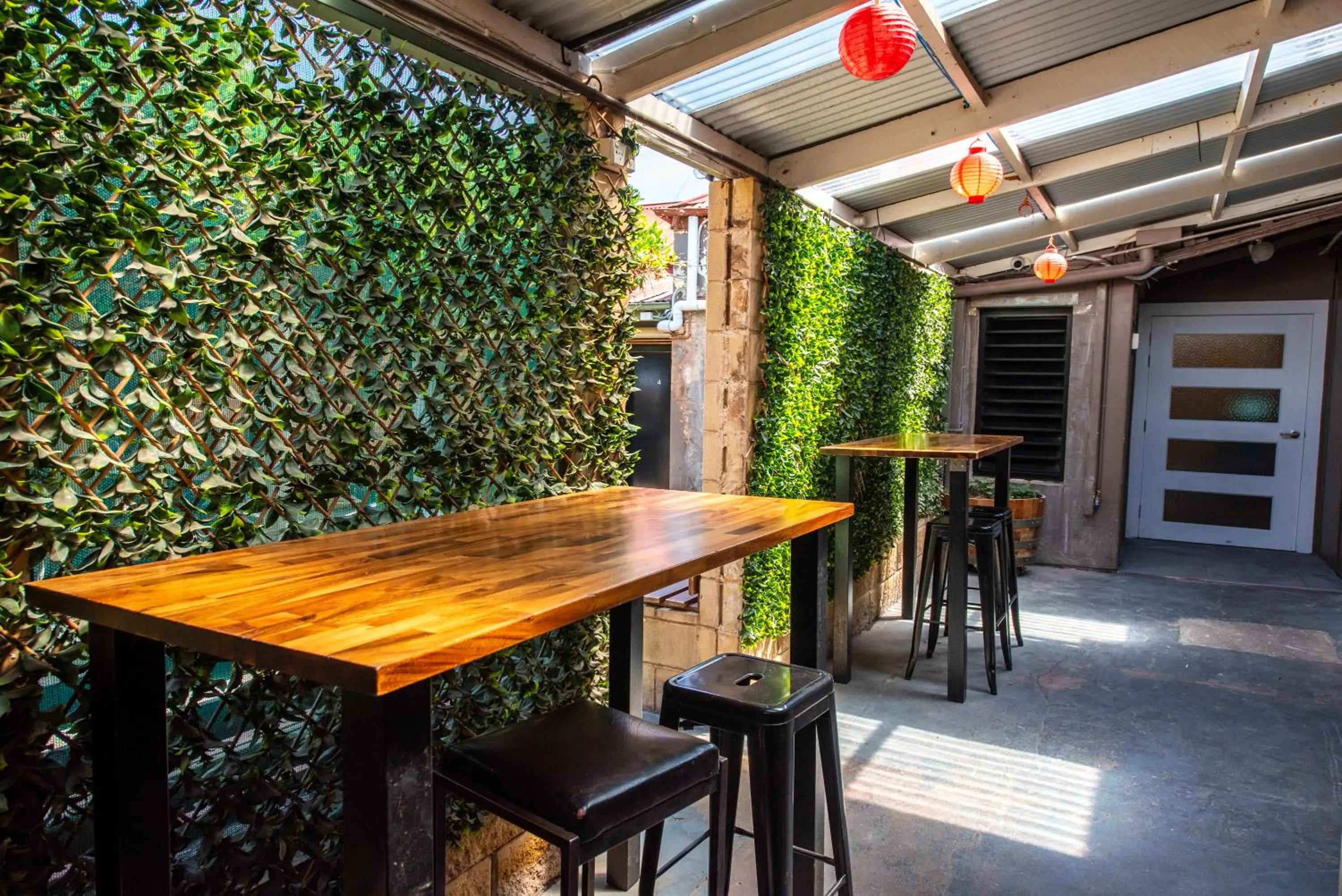 Patio in The Centennial Hotel Gulgong