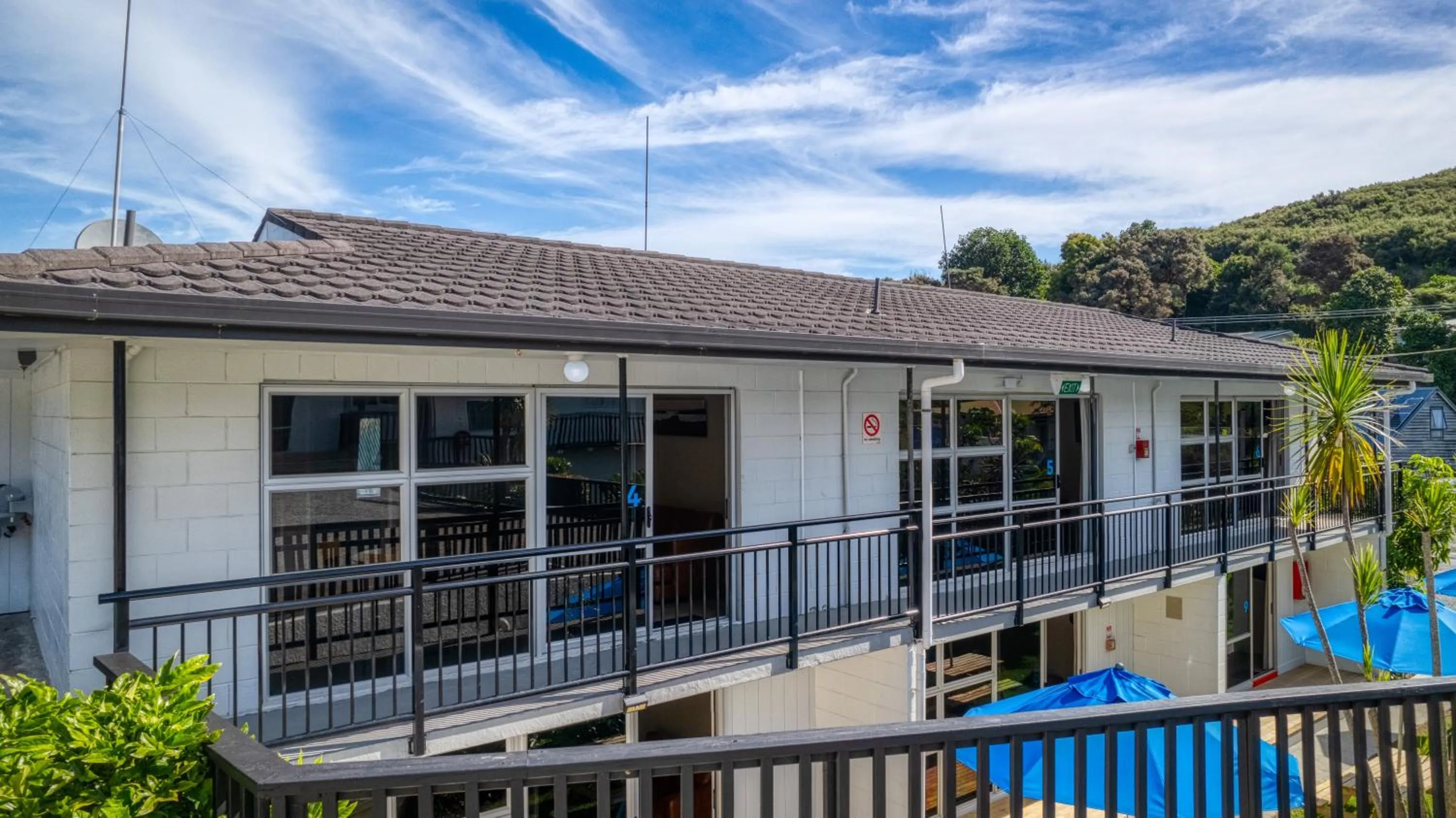 Balcony/Terrace in The Captains Motel
