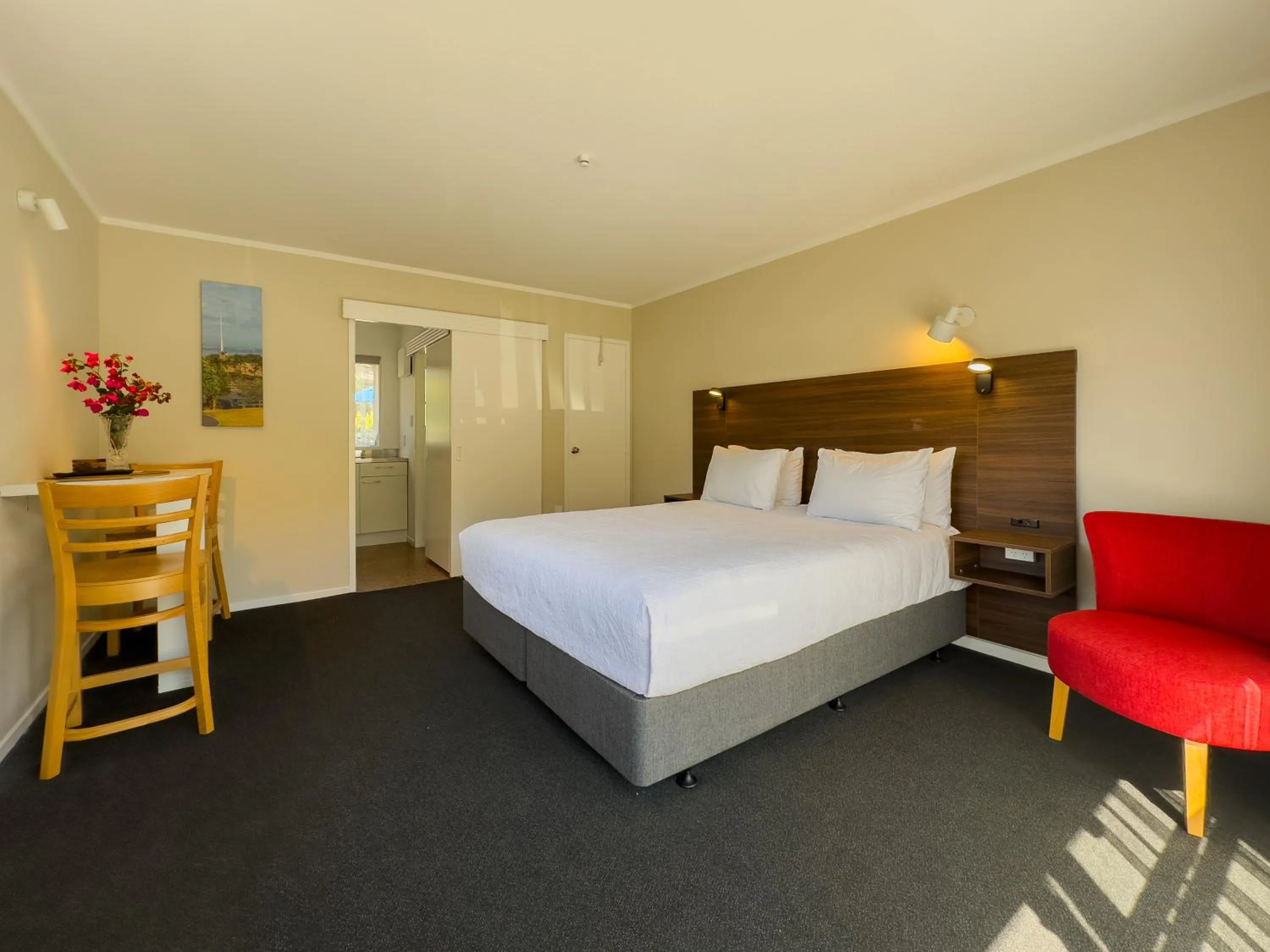 Bed in The Captains Motel