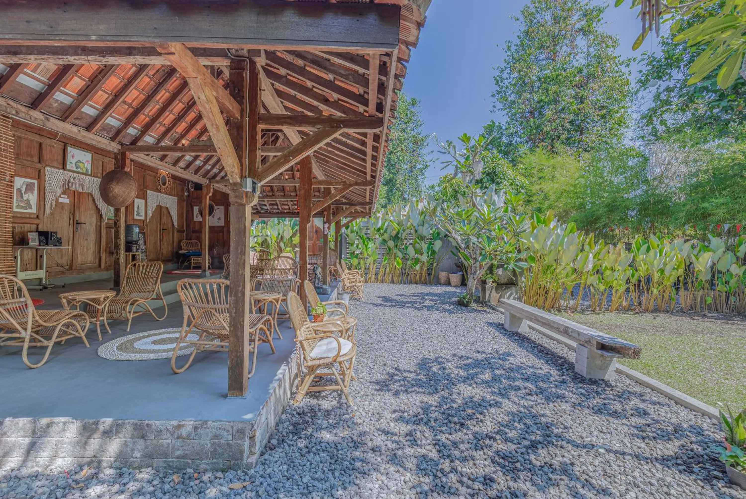 Patio in Yukke Tembi Homestay