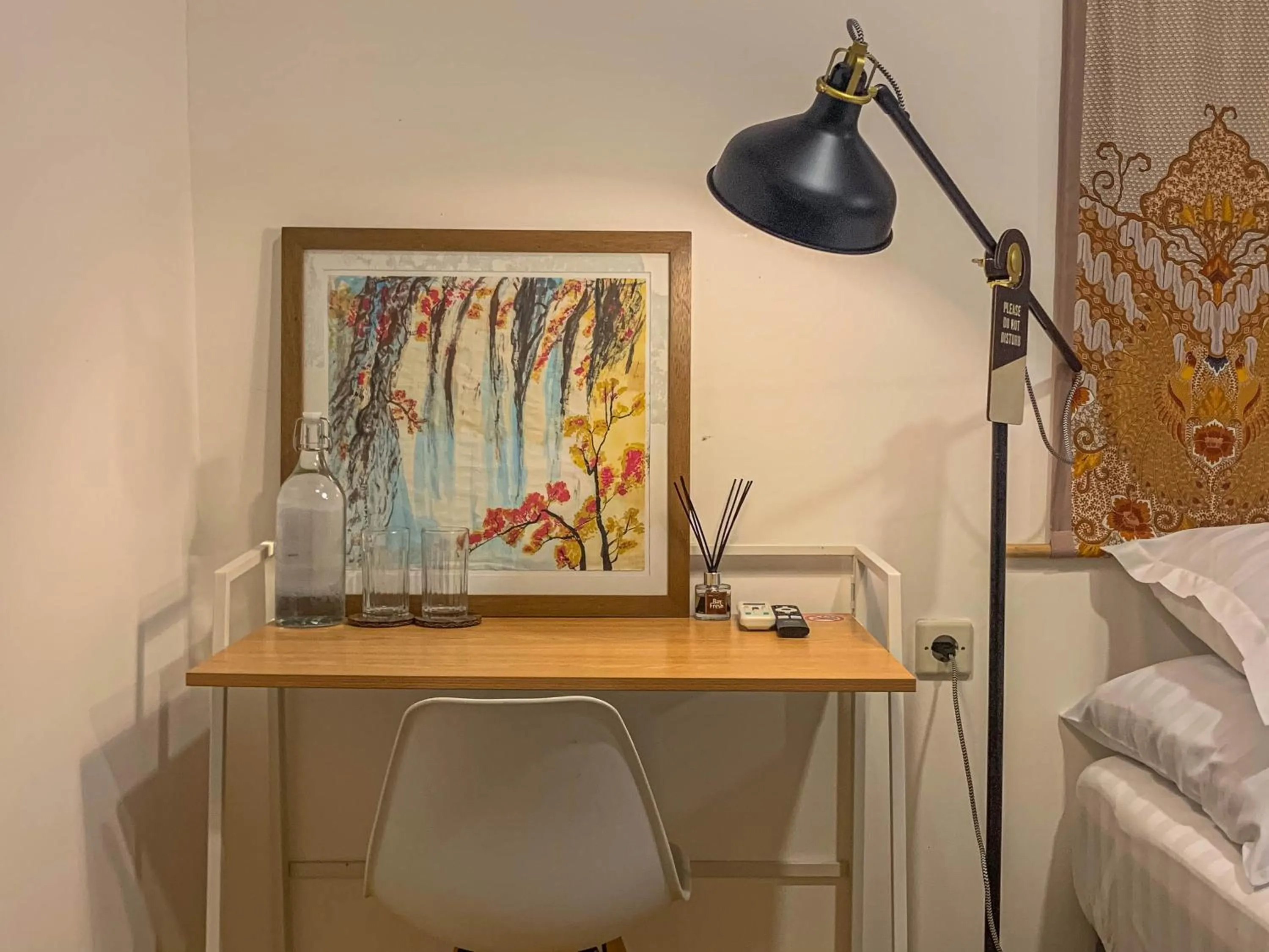 Decorative detail, Bed in Yukke Tembi Homestay