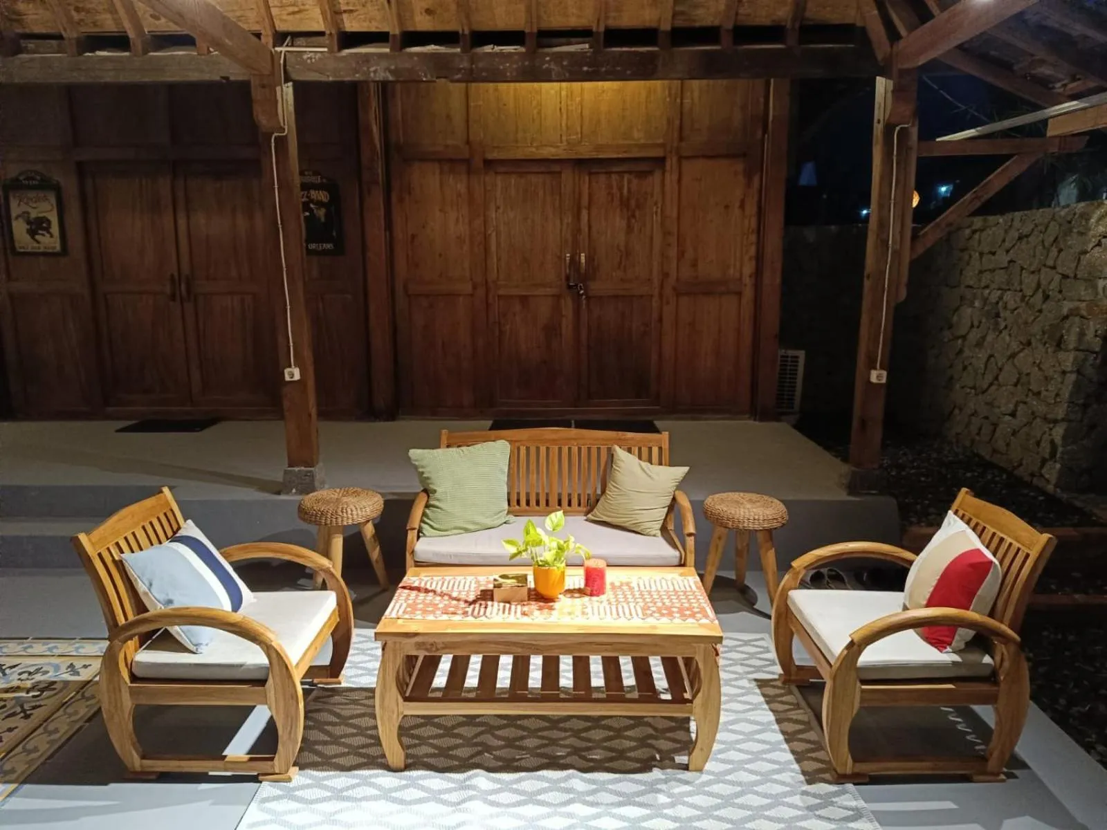 Living room in Yukke Tembi Homestay