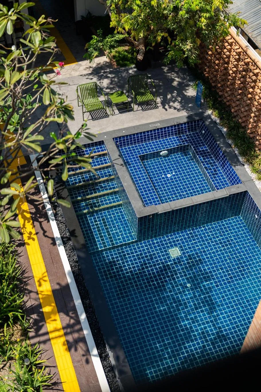 Pool view in Shamrock Chiangmai Hotel-Adult Only