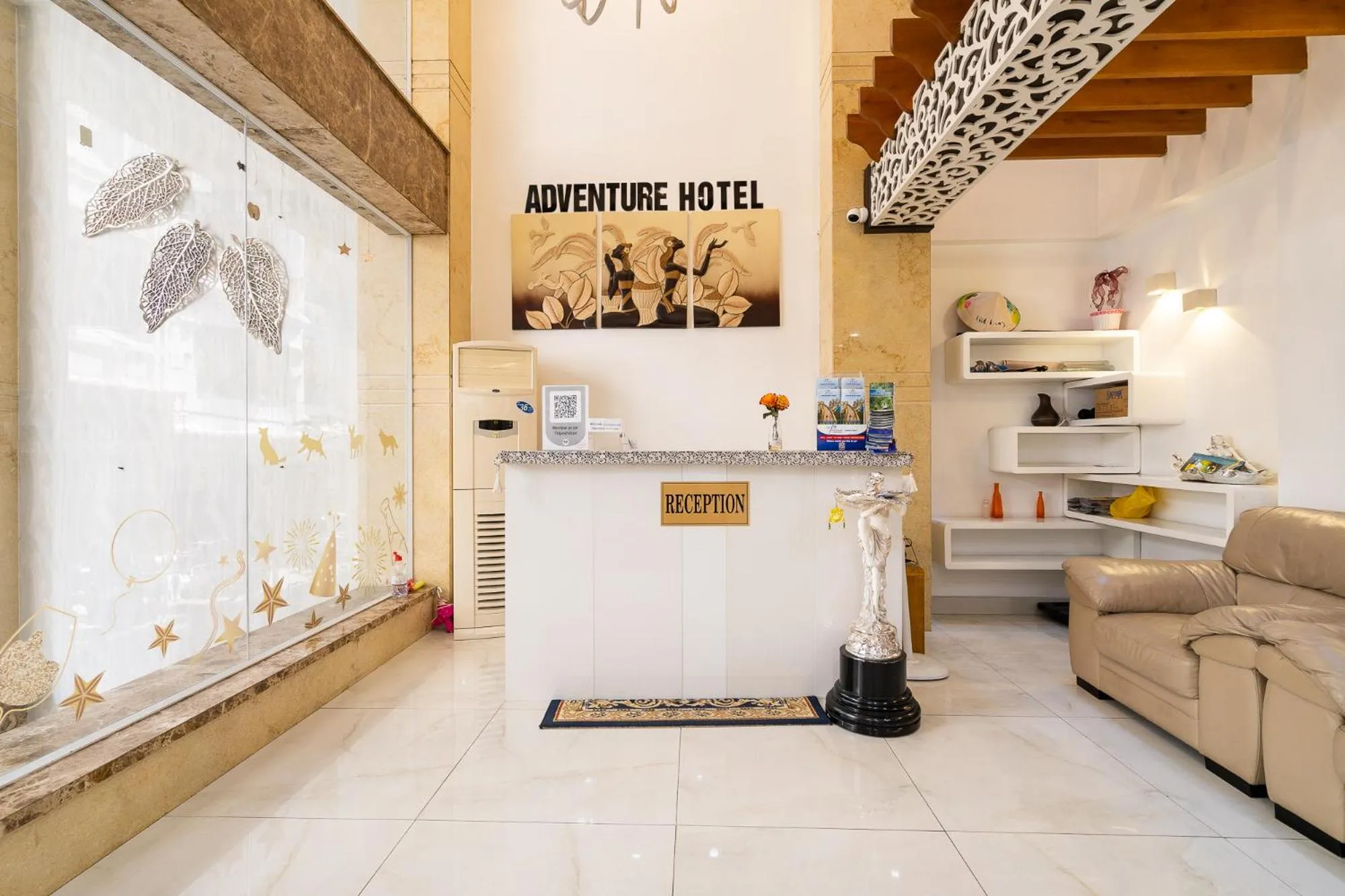 Living room in Adventure Hotel