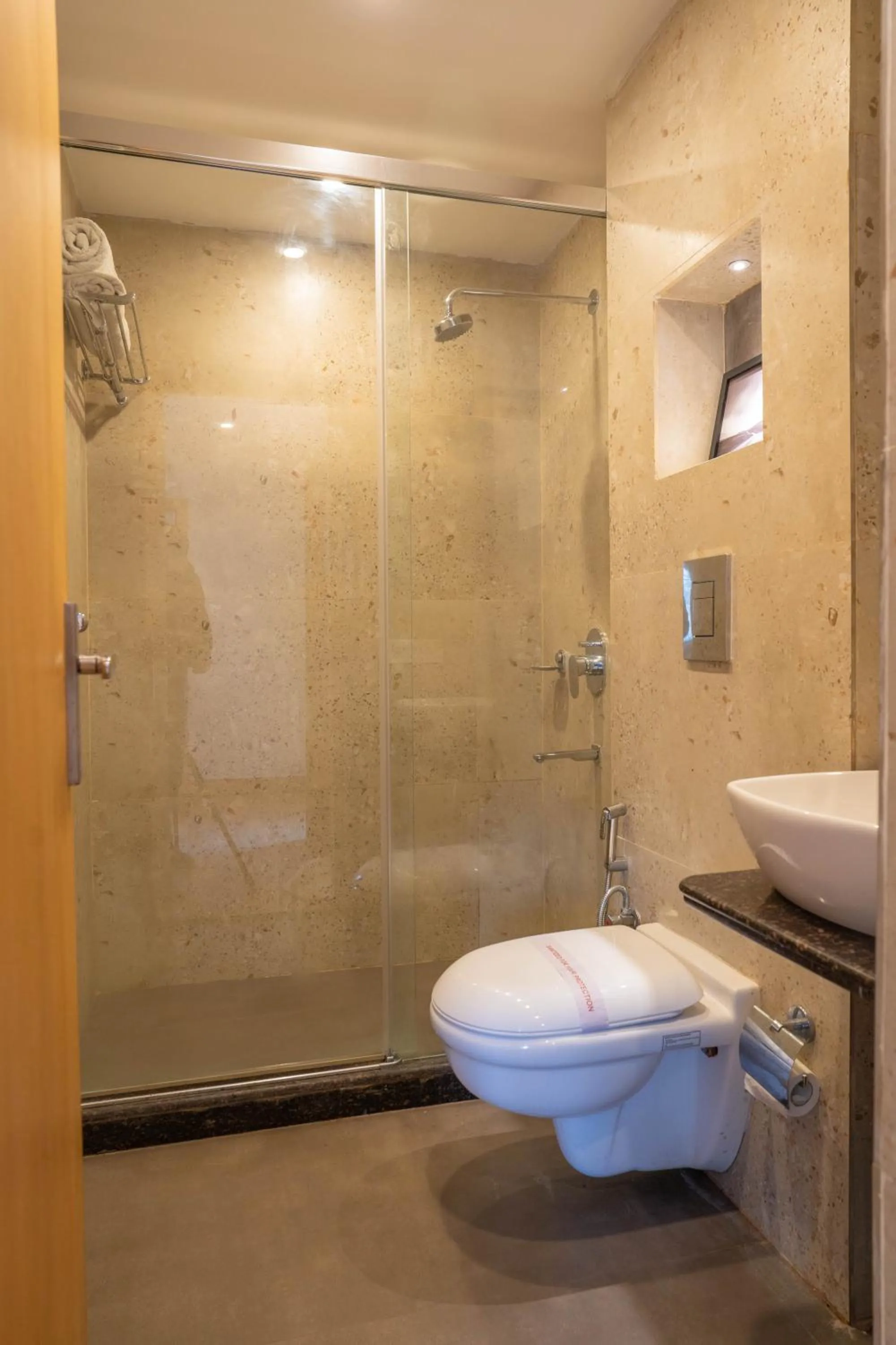 Shower in Super Hotel by Perfectstayz Mall Road