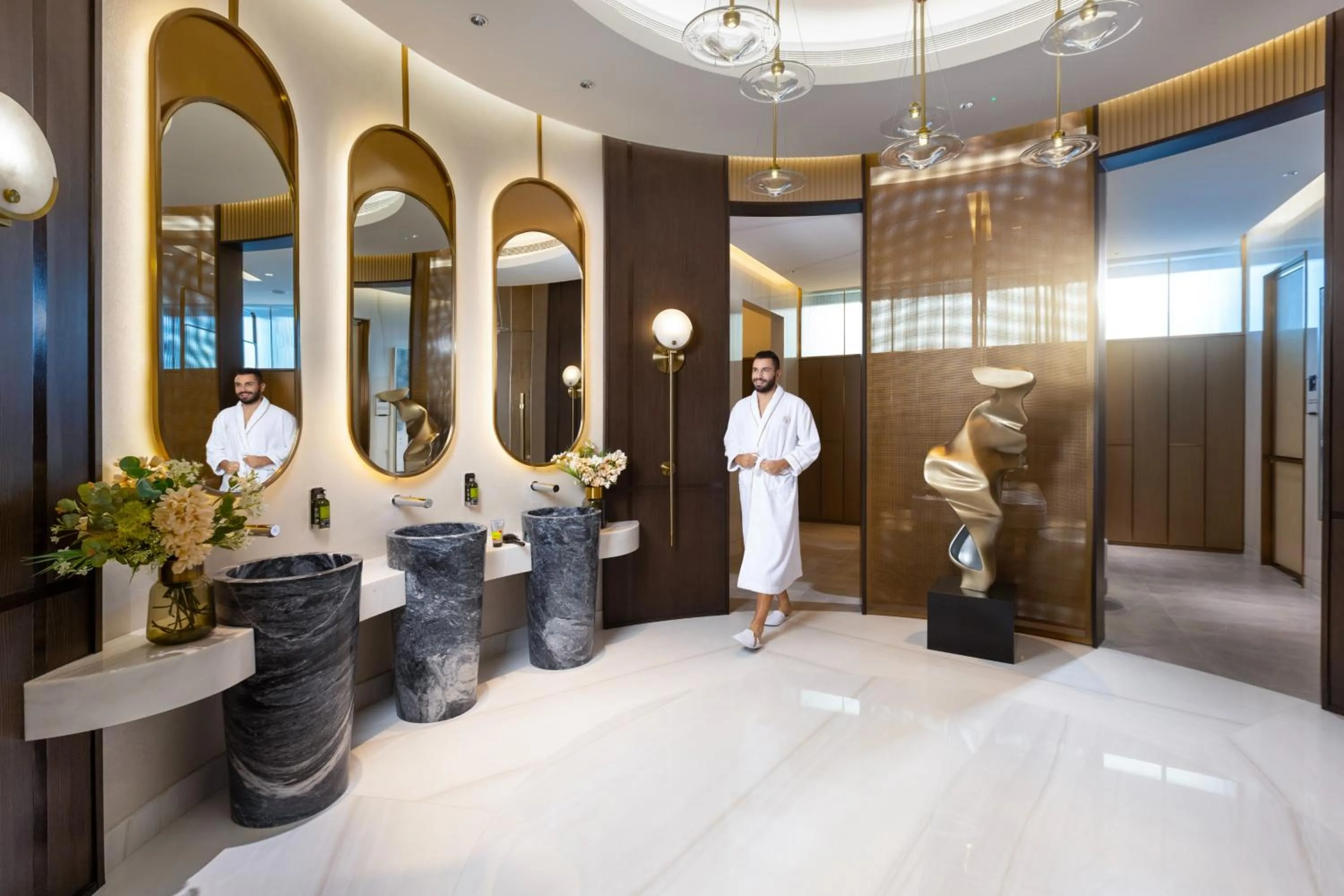 Sauna in Onyx Rotana