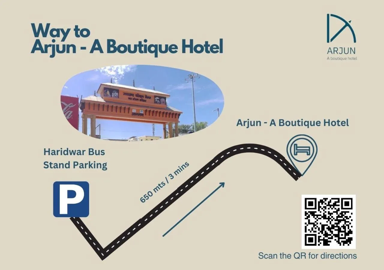 Location in Arjun - A boutique hotel