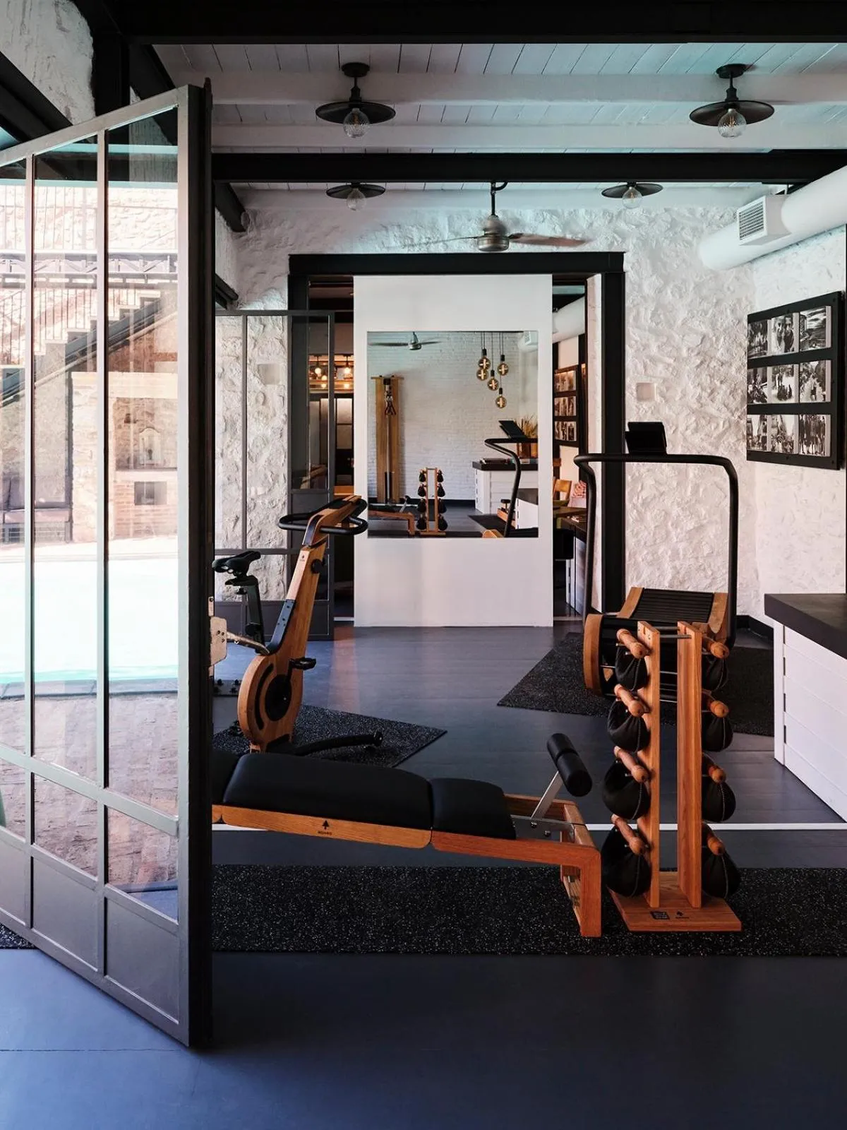 Fitness centre/facilities, Bed in Not Boutique Hotel