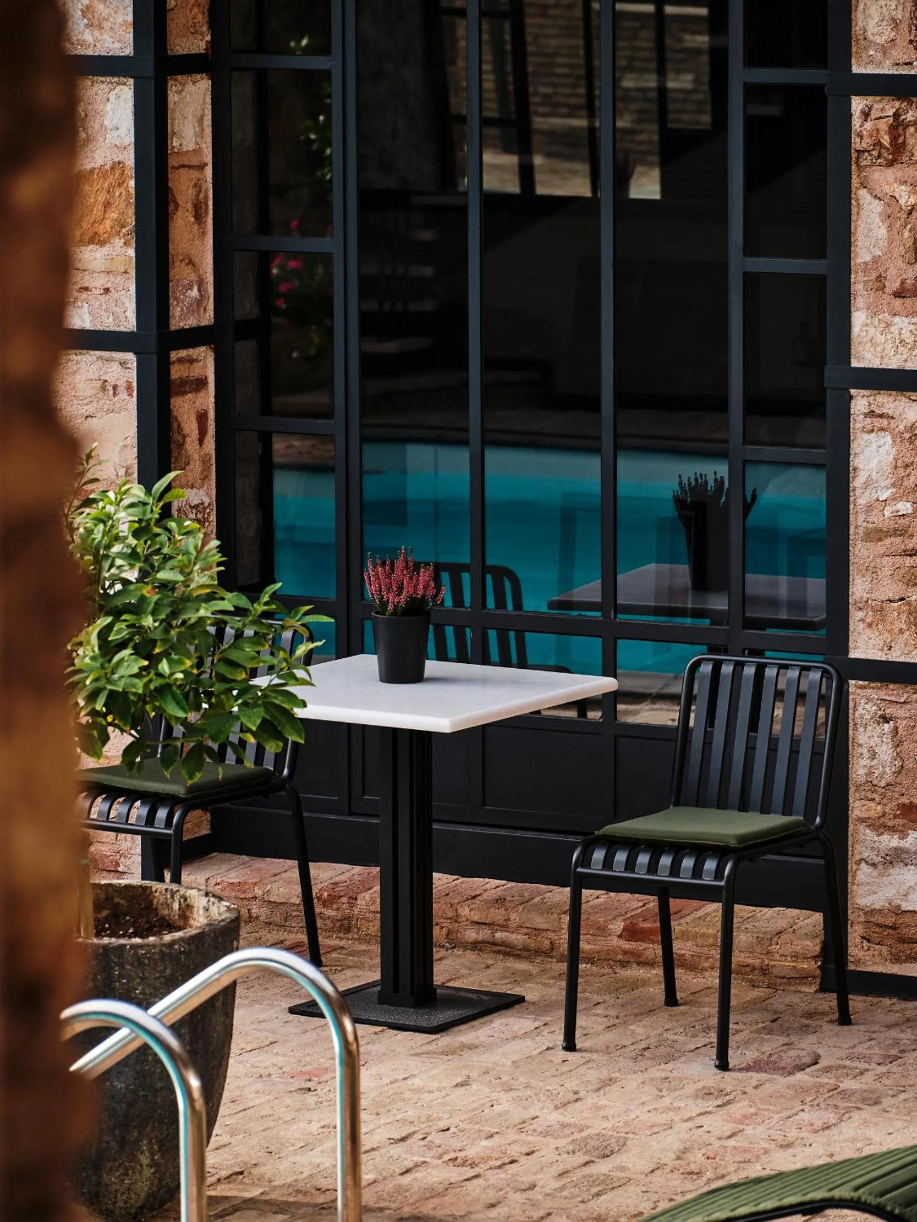 Patio in Not Boutique Hotel