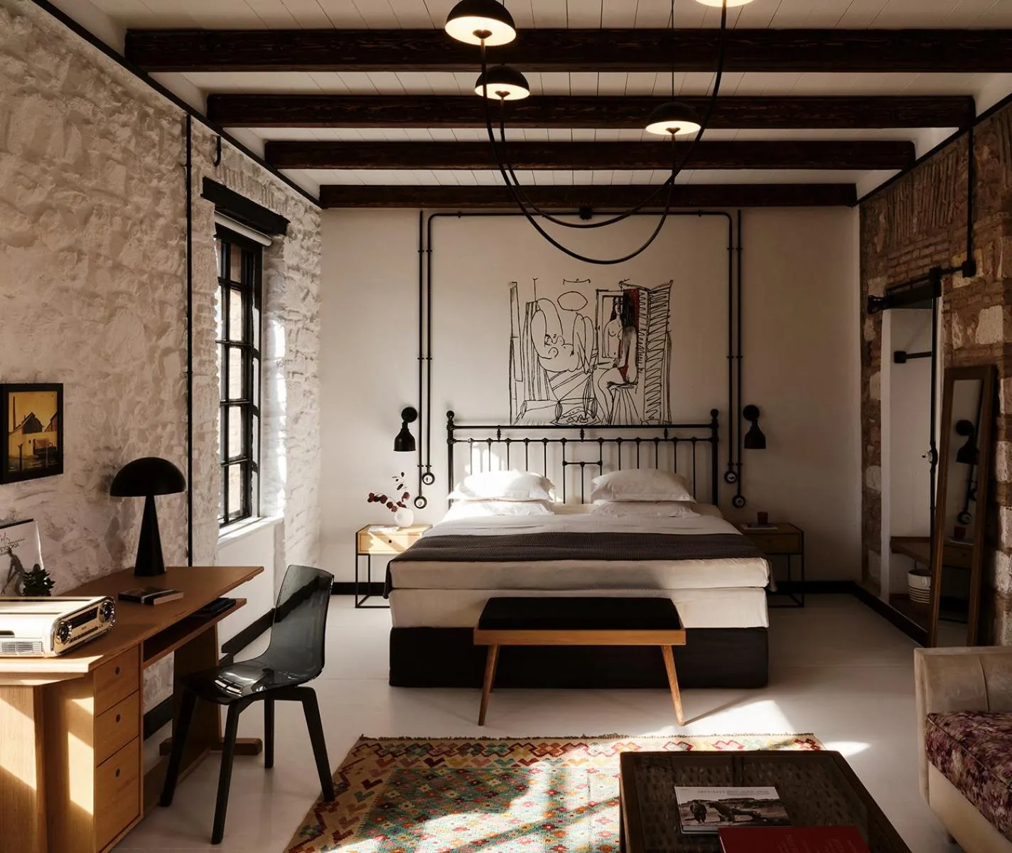 Photo of the whole room, Bed in Not Boutique Hotel