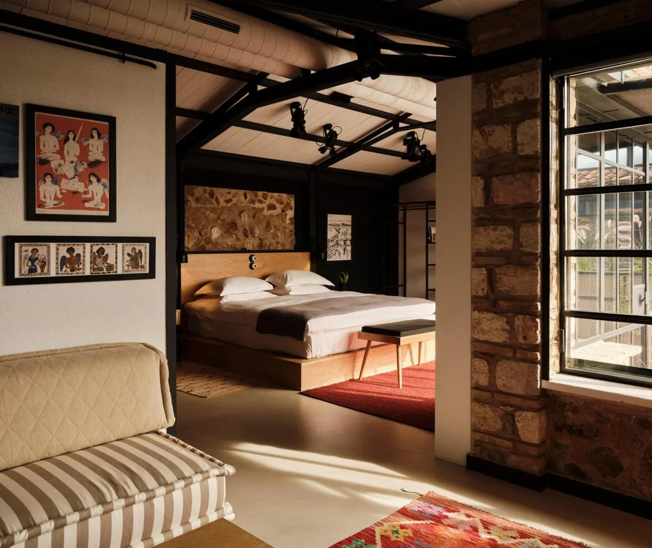 Photo of the whole room, Bed in Not Boutique Hotel