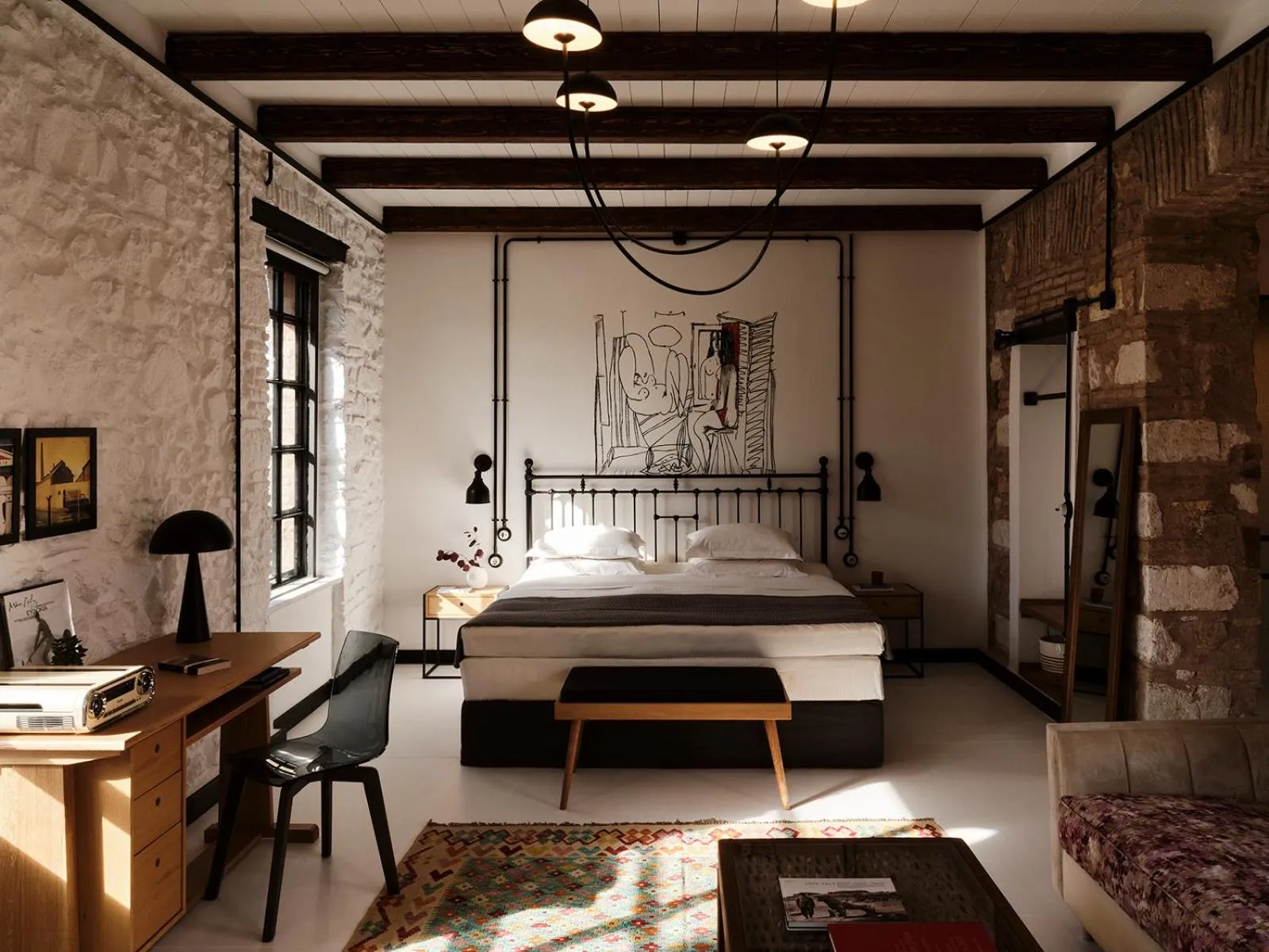 Photo of the whole room, Bed in Not Boutique Hotel