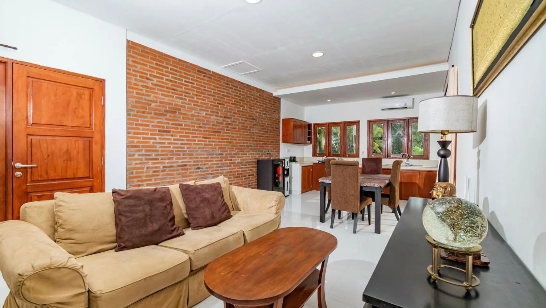 Living room in As I Am Ubud Retreat