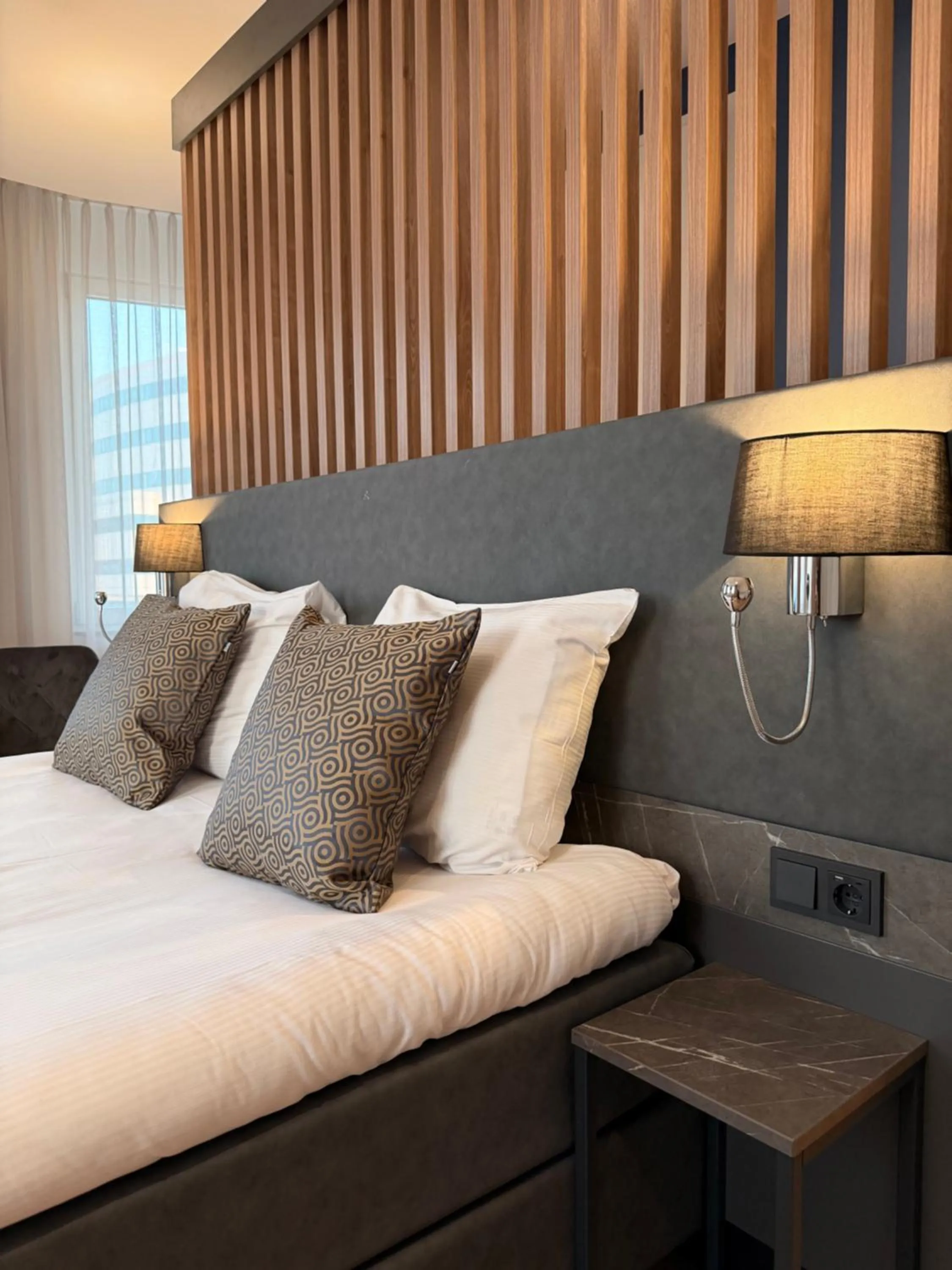 Bed in OZO Hotels Antares Amsterdam Schiphol Airport