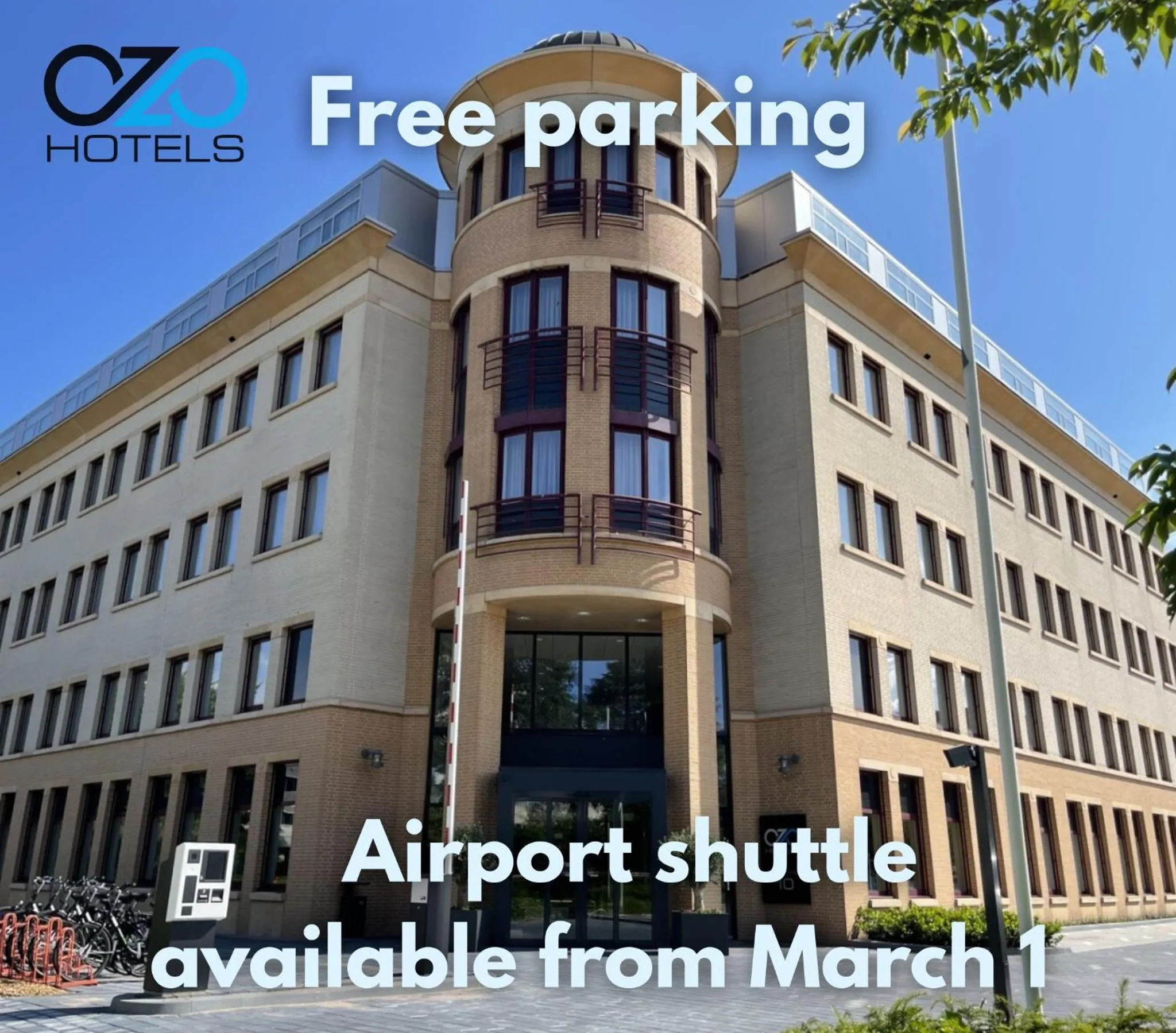 Property building in OZO Hotels Antares Amsterdam Schiphol Airport