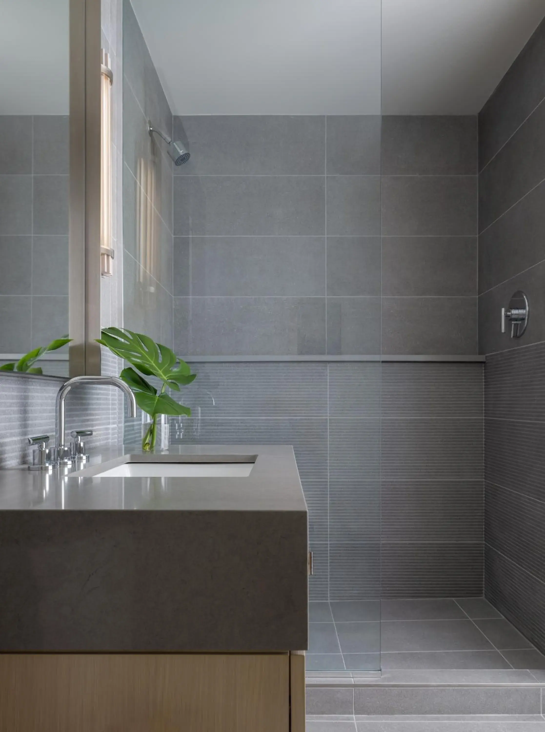 Queen Room with Two Queen Beds and Mobility Accessible Roll-In Shower in Kimpton Claret Hotel by IHG Queen Room with Two Queen Beds and Mobility Accessible Roll-In Shower in Kimpton Claret Hotel by IHG