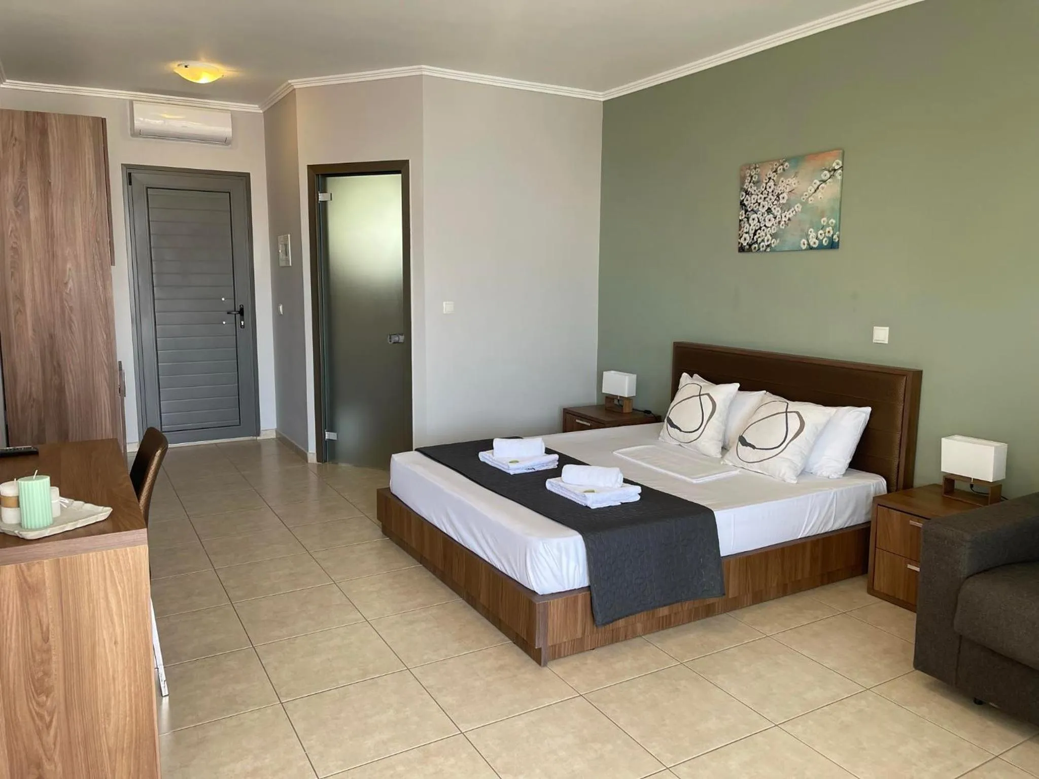 Bed in Centrum Rooms