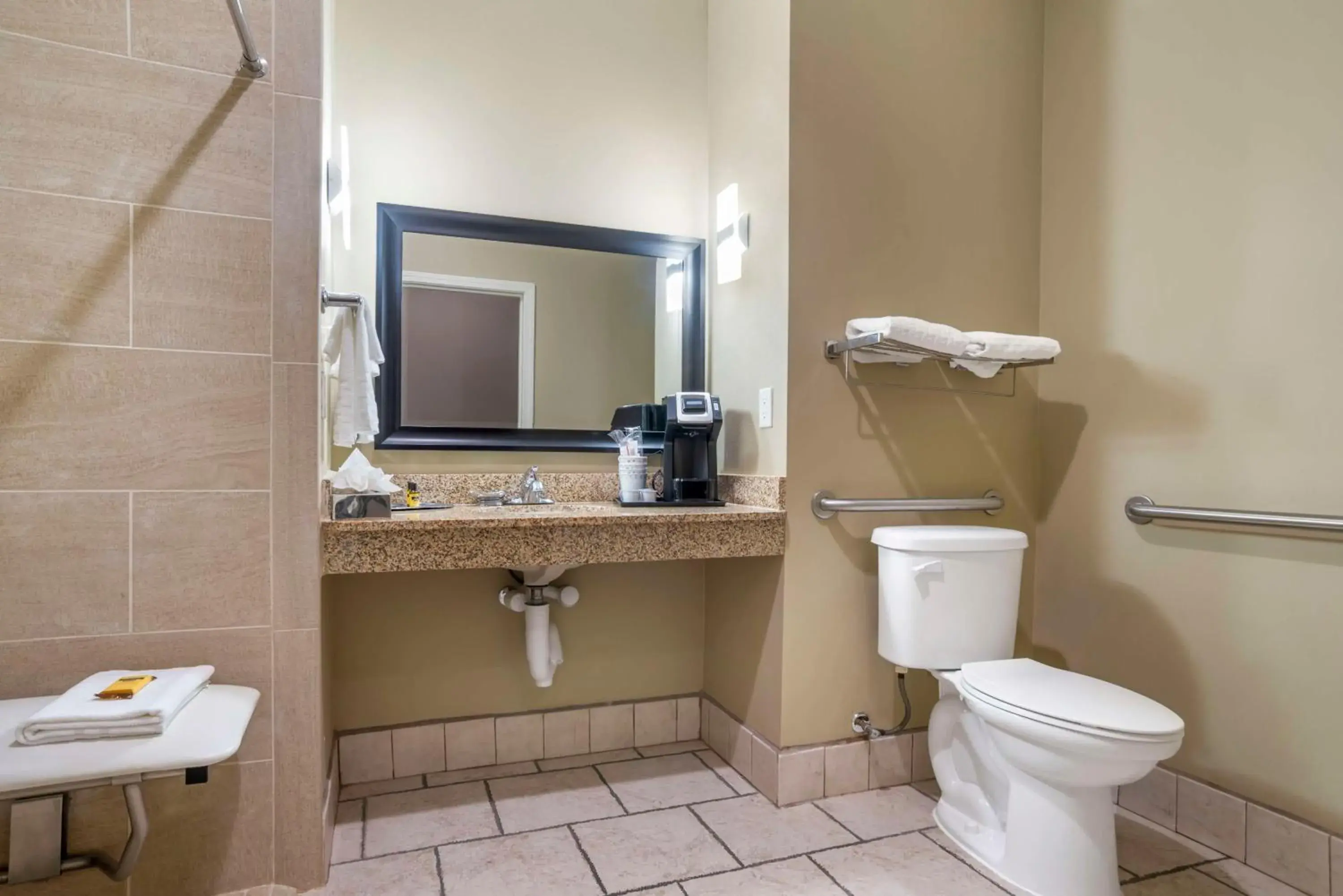 King Room with Roll-In Shower - Disability Access in Best Western Plus Chalmette Hotel King Room with Roll-In Shower - Disability Access in Best Western Plus Chalmette Hotel
