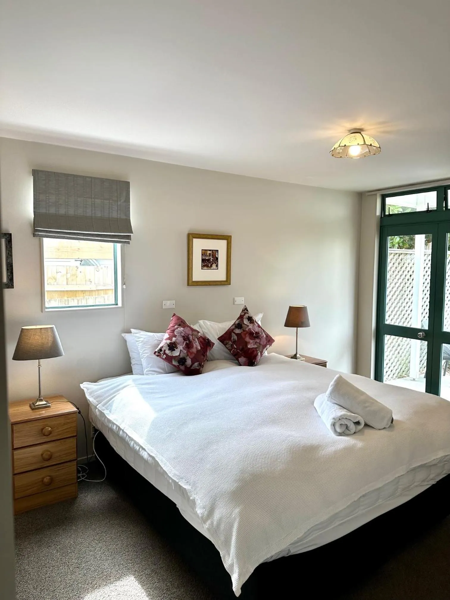 Bed in Akaroa Village Inn