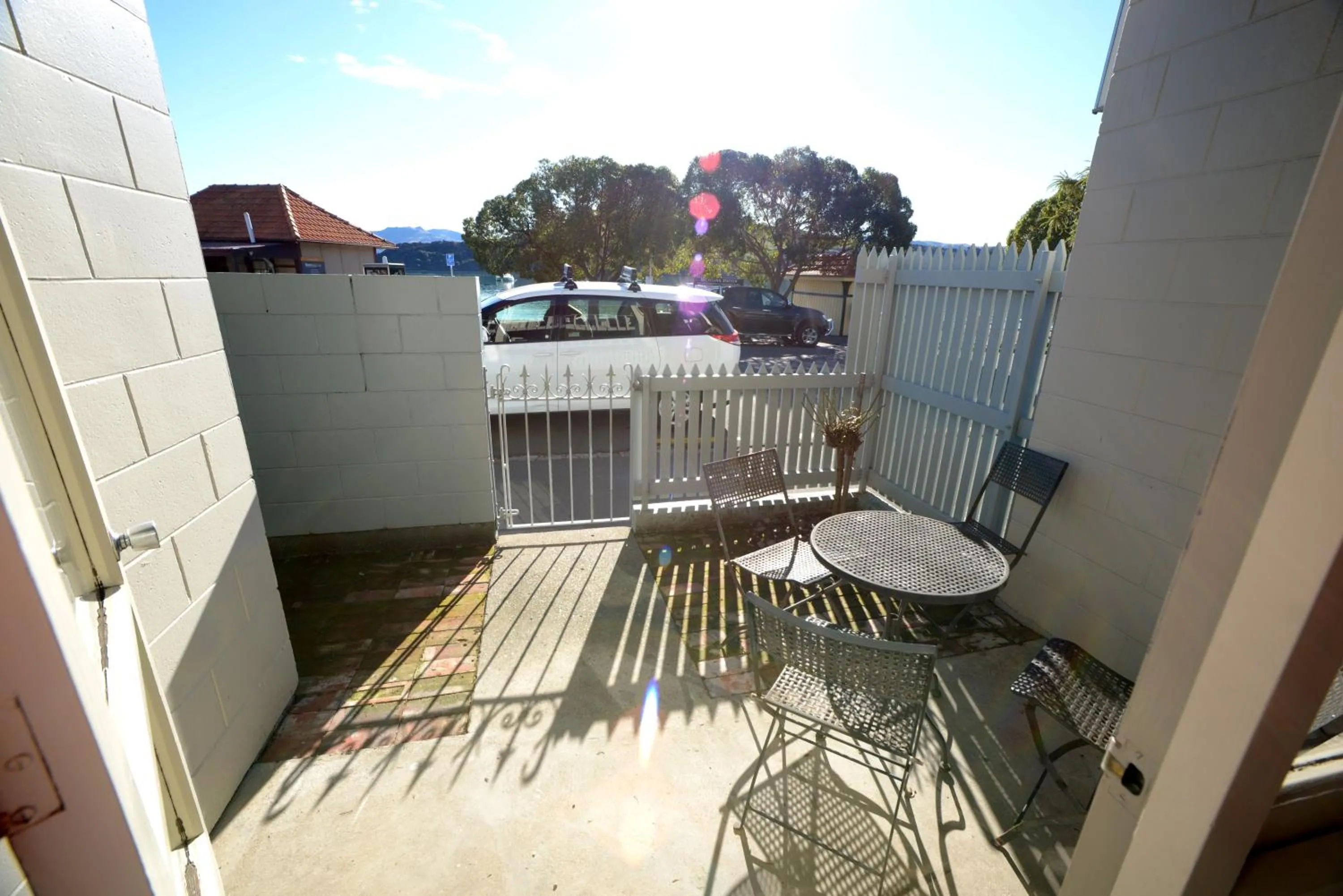 Balcony/Terrace in Akaroa Village Inn
