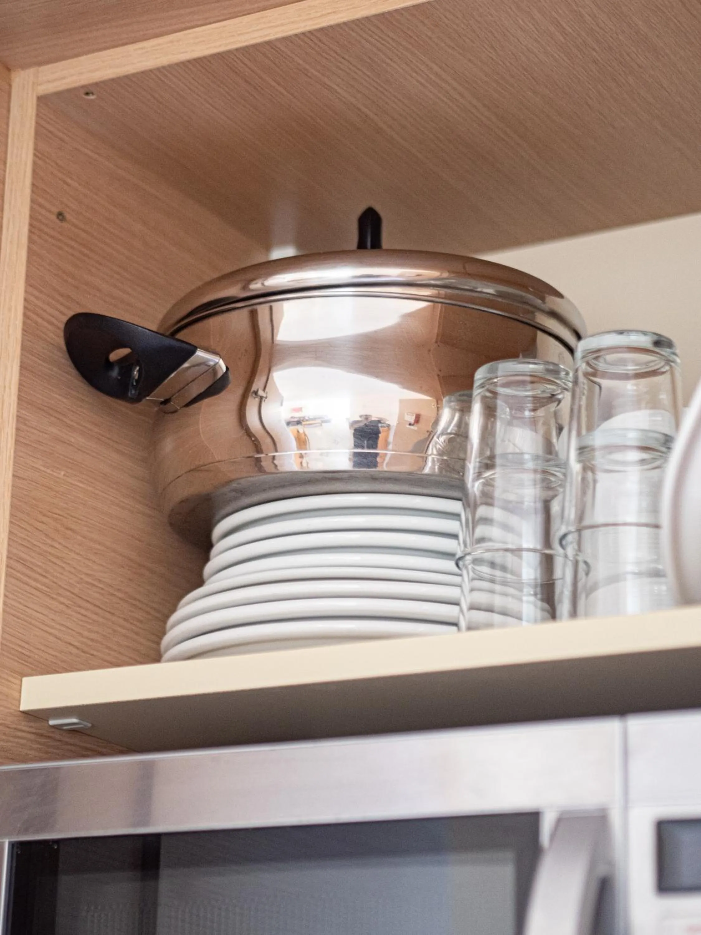 Kitchen or kitchenette in Hotel Atlantic by Hoteles Centric